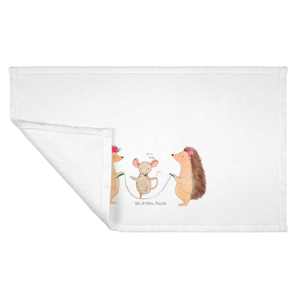 50 x 100 Handtuch Igel Seilhüpfen Handtuch, Badehandtuch, Badezimmer, Handtücher, groß, Kinder, Baby, Tiermotive, Gute Laune, lustige Sprüche, Tiere, Igel, Maus, Seilspringen, Seilhüpfen, Kindergarten