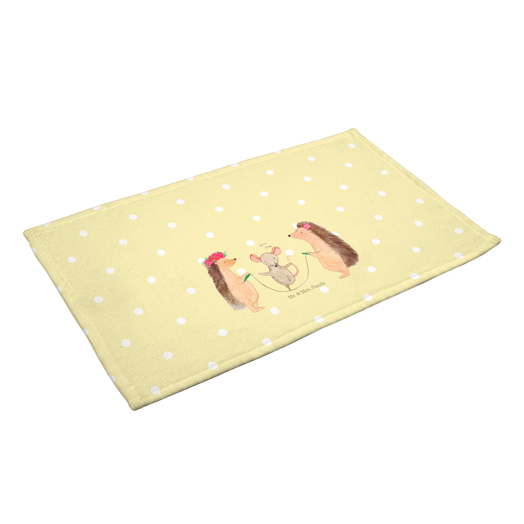 50 x 100 Handtuch Igel Seilhüpfen Handtuch, Badehandtuch, Badezimmer, Handtücher, groß, Kinder, Baby, Tiermotive, Gute Laune, lustige Sprüche, Tiere, Igel, Maus, Seilspringen, Seilhüpfen, Kindergarten