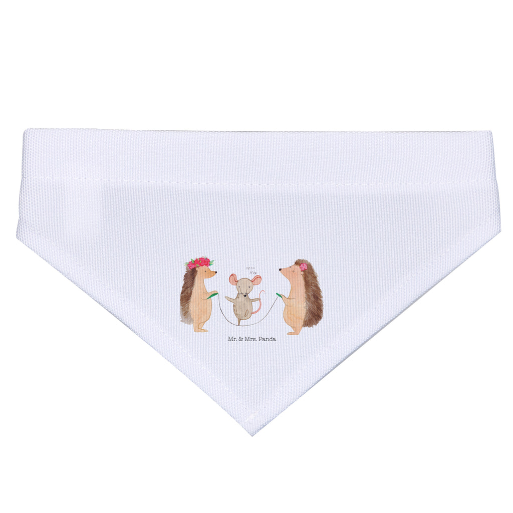 Hundehalstuch S Igel Seilhüpfen Hundehalstuch, Halstuch, Hunde, Tuch, klein, kleine Hunde, Tiermotive, Gute Laune, lustige Sprüche, Tiere, Igel, Maus, Seilspringen, Seilhüpfen, Kinder, Kindergarten