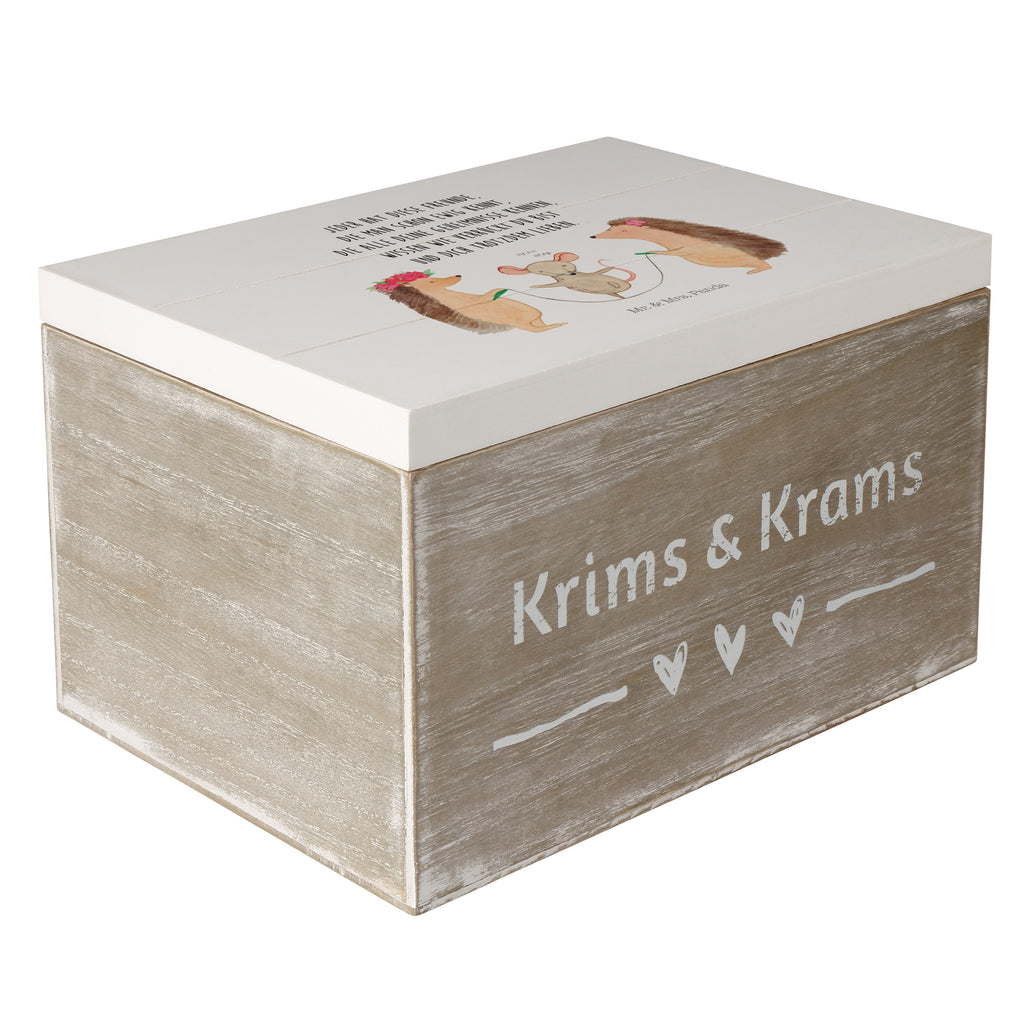 Holzkiste Igel Seilhüpfen Holzkiste, Kiste, Schatzkiste, Truhe, Schatulle, XXL, Erinnerungsbox, Erinnerungskiste, Dekokiste, Aufbewahrungsbox, Tiermotive, Gute Laune, lustige Sprüche, Tiere, Igel, Maus, Seilspringen, Seilhüpfen, Kinder, Kindergarten