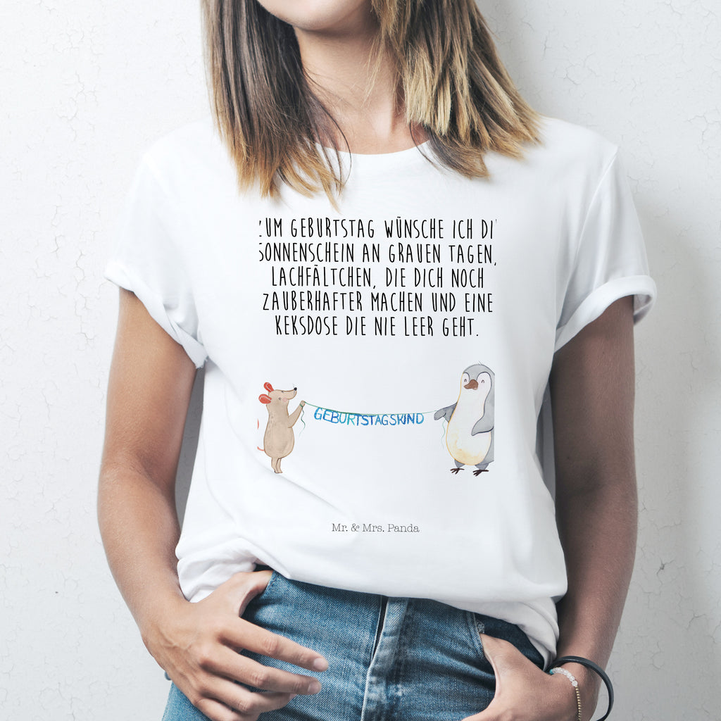 Größe XXL T-Shirt Maus Pinguin Geburtstag T-Shirt, Shirt, Tshirt, Lustiges T-Shirt, T-Shirt mit Spruch, Party, Junggesellenabschied, Jubiläum, Geburstag, Herrn, Damen, Männer, Frauen, Schlafshirt, Nachthemd, Sprüche, Geburtstag, Geburtstagsgeschenk, Geschenk, Maus, Pinguin, Geburtstage, Happy Birthday, Geburtstagsfeier