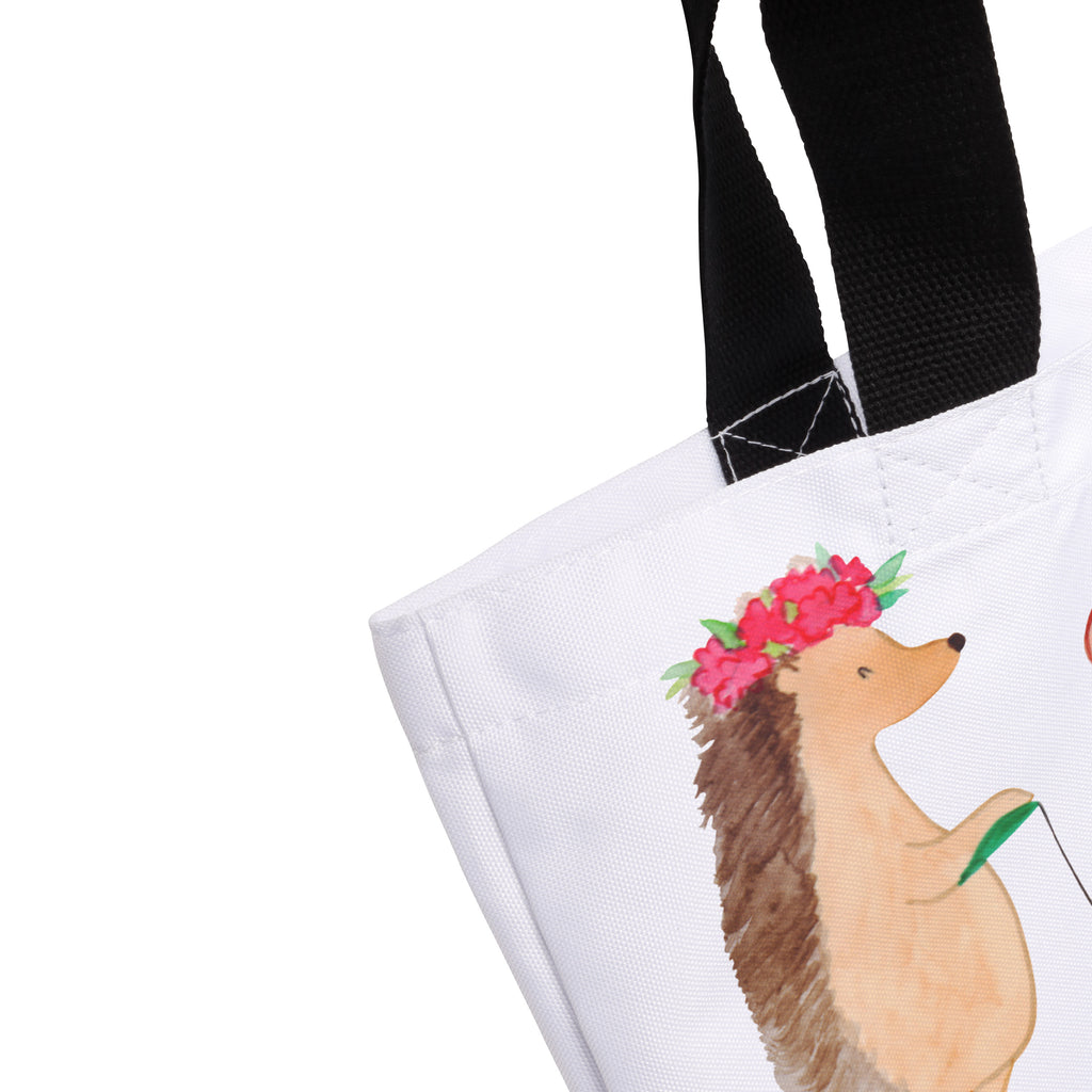 Shopper Igel Seilhüpfen Beutel, Einkaufstasche, Tasche, Strandtasche, Einkaufsbeutel, Shopper, Schultasche, Freizeittasche, Tragebeutel, Schulbeutel, Alltagstasche, Tiermotive, Gute Laune, lustige Sprüche, Tiere, Igel, Maus, Seilspringen, Seilhüpfen, Kinder, Kindergarten
