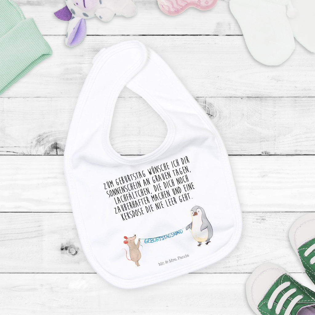Organic Babylätzchen Maus Pinguin Geburtstag Baby, Lätzchen, Spucktuch, Sabberlätzchen, Klettlätzchen, Babygeschenk, Baby Lätzchen, Geschenk für Geburt, Geschenk zur Geburt, Baby Spucktuch, Babyausstattung, Geschenkidee für Babyparty, Geburtstag, Geburtstagsgeschenk, Geschenk, Maus, Pinguin, Geburtstage, Happy Birthday, Geburtstagsfeier
