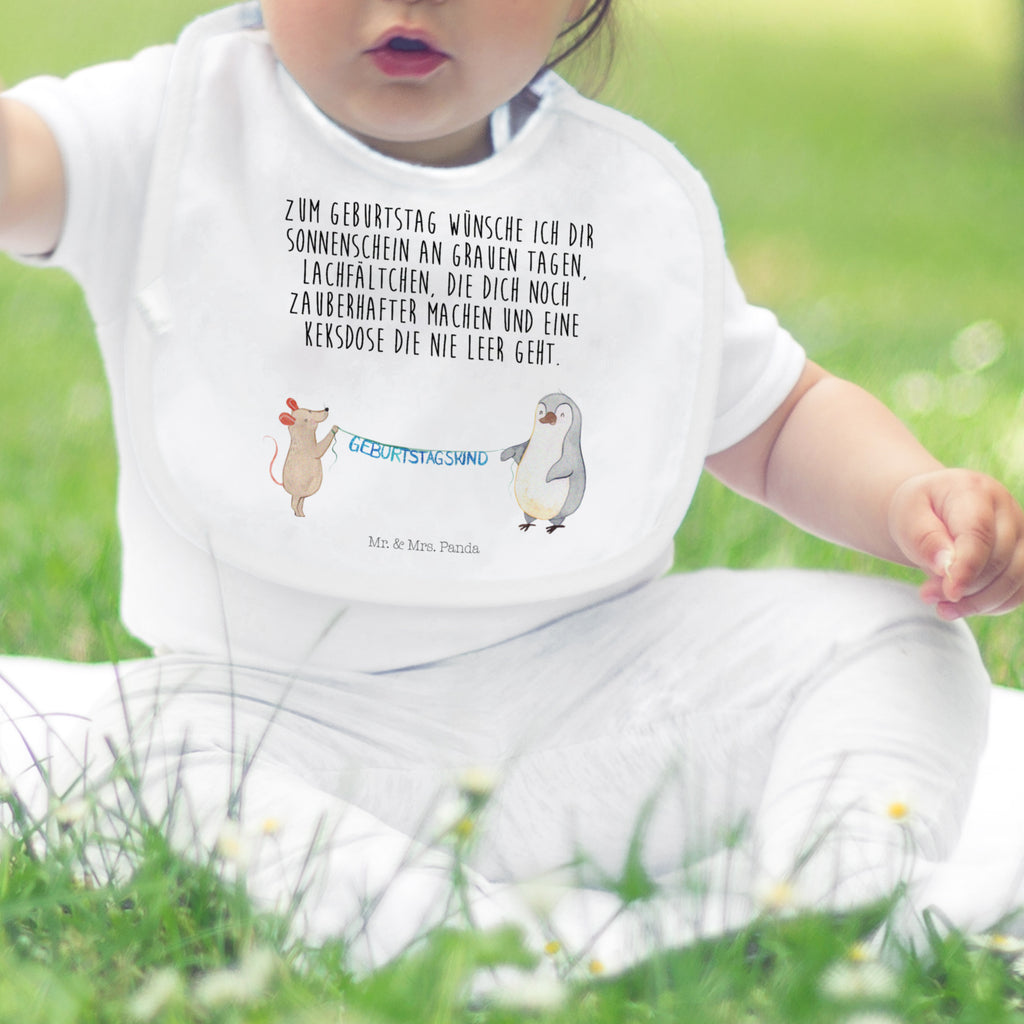 Organic Babylätzchen Maus Pinguin Geburtstag Baby, Lätzchen, Spucktuch, Sabberlätzchen, Klettlätzchen, Babygeschenk, Baby Lätzchen, Geschenk für Geburt, Geschenk zur Geburt, Baby Spucktuch, Babyausstattung, Geschenkidee für Babyparty, Geburtstag, Geburtstagsgeschenk, Geschenk, Maus, Pinguin, Geburtstage, Happy Birthday, Geburtstagsfeier
