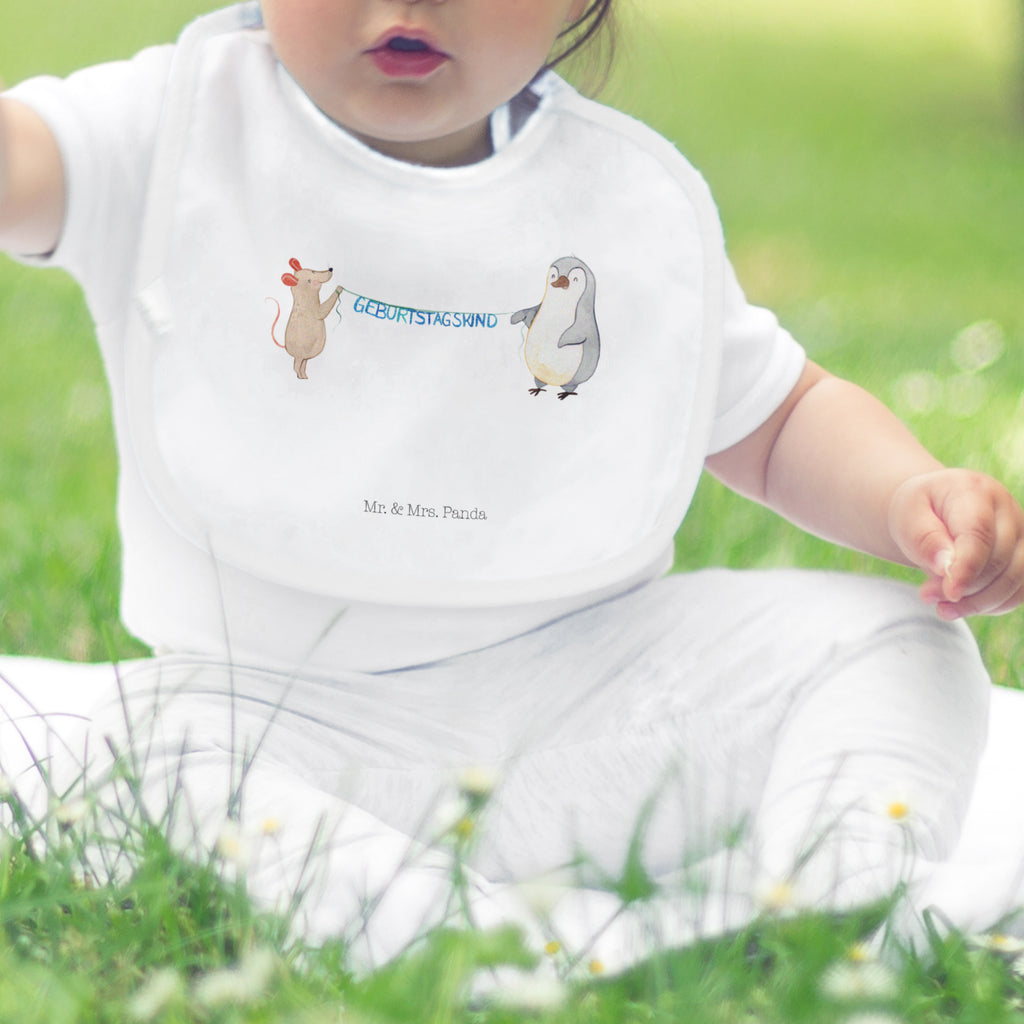 Organic Babylätzchen Maus Pinguin Geburtstag Baby, Lätzchen, Spucktuch, Sabberlätzchen, Klettlätzchen, Babygeschenk, Baby Lätzchen, Geschenk für Geburt, Geschenk zur Geburt, Baby Spucktuch, Babyausstattung, Geschenkidee für Babyparty, Geburtstag, Geburtstagsgeschenk, Geschenk, Maus, Pinguin, Geburtstage, Happy Birthday, Geburtstagsfeier