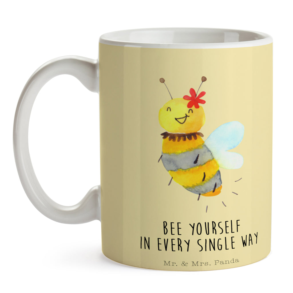 Tasse Biene Blume  Becher, Kaffeetasse, Kaffeebecher, Tee, Frühstück, Büro  Biene, Wespe, Hummel