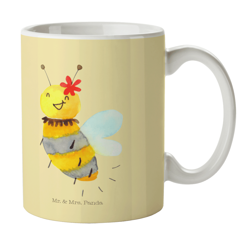 Tasse Biene Blume  Becher, Kaffeetasse, Kaffeebecher, Tee, Frühstück, Büro  Biene, Wespe, Hummel