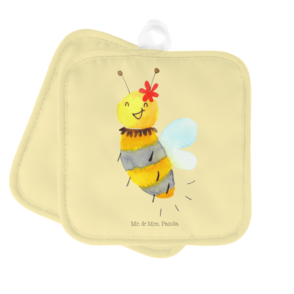 2er Set Topflappen  Biene Blume Topflappen, Topfuntersetzer, Ofenhandschuh, Topflappen Set, Topflappen lustig, Topflappen mit Spruch, Biene, Wespe, Hummel