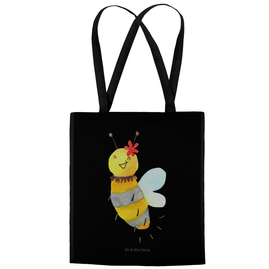 Tragetasche Biene Blume Beuteltasche, Beutel, Einkaufstasche, Jutebeutel, Stoffbeutel, Biene, Wespe, Hummel