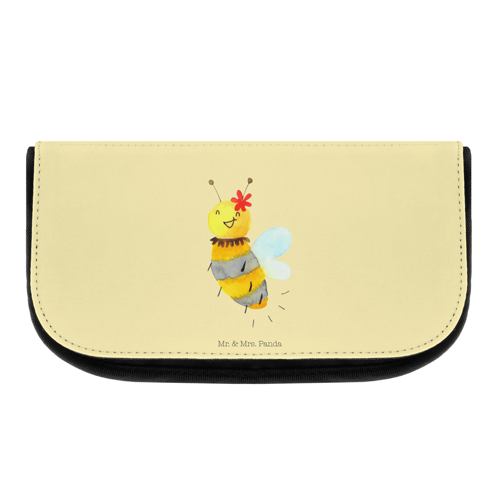 Kosmetiktasche Biene Blume Kosmetikbeutel, Kulturtasche, Kulturbeutel, Schminktasche, Make-Up Tasche, Biene, Wespe, Hummel