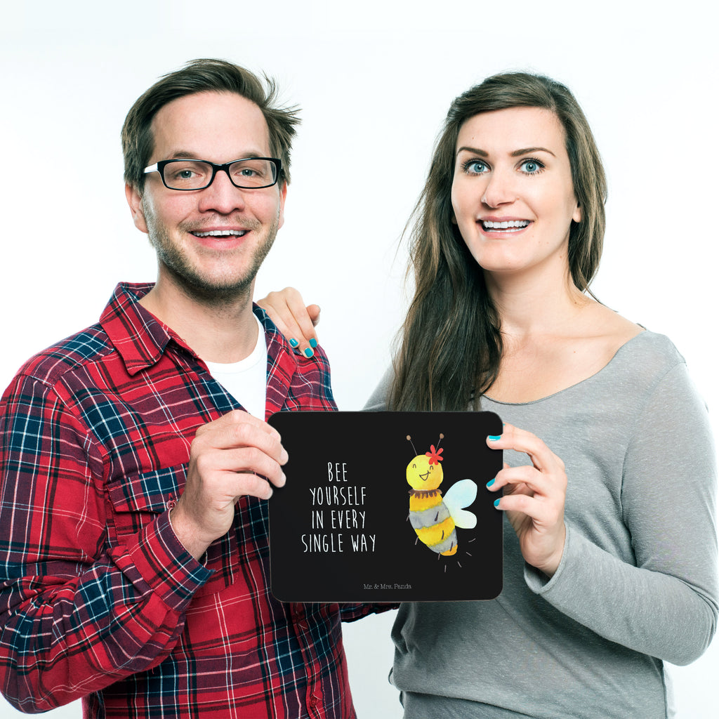 Mauspad Biene Blume Mousepad, Computer zubehör, Büroausstattung, PC Zubehör, Arbeitszimmer, Mauspad, Einzigartiges Mauspad, Designer Mauspad, Biene, Wespe, Hummel