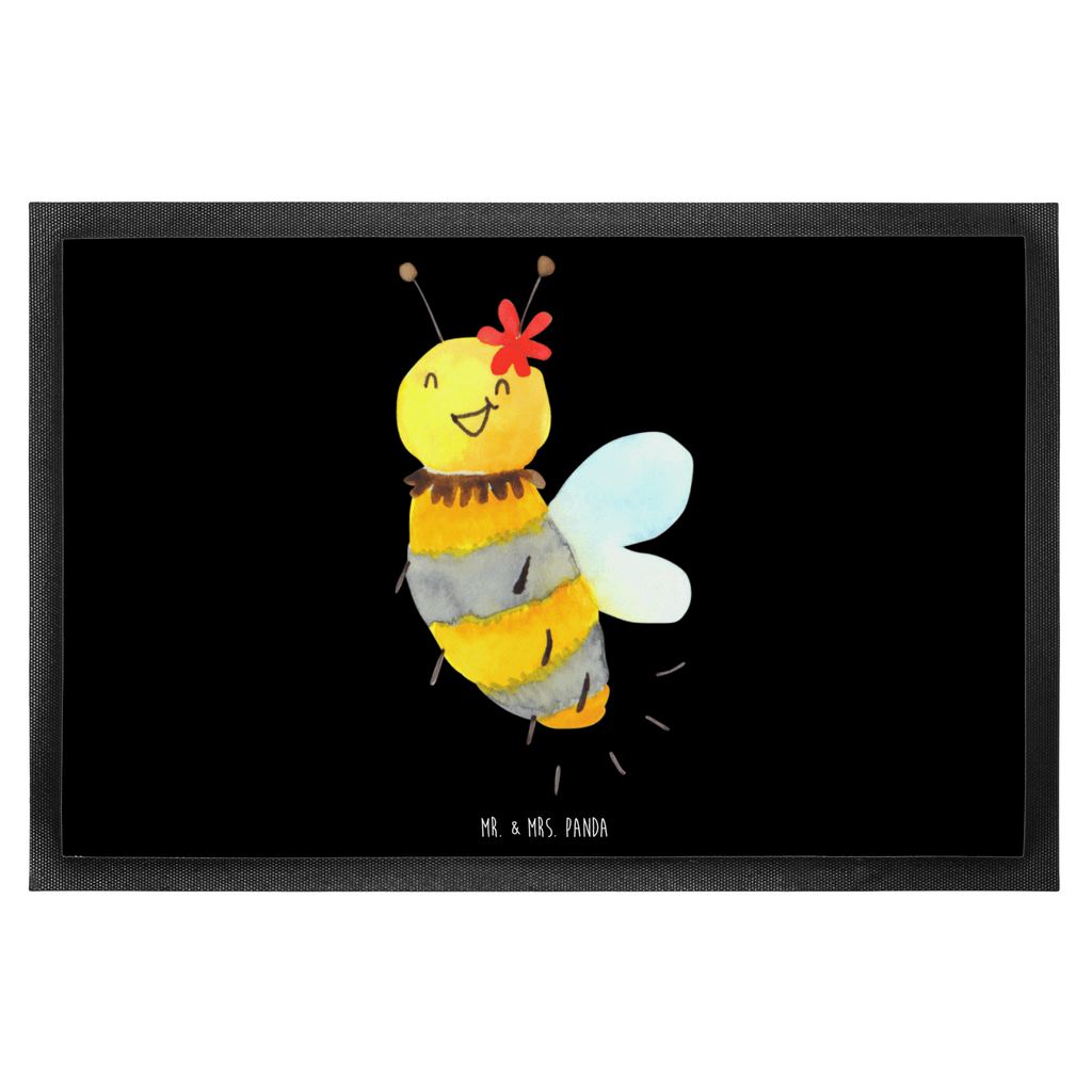 Fußmatte Biene Blume  Türvorleger, Schmutzmatte, Fußabtreter, Matte, Schmutzfänger, Fußabstreifer, Schmutzfangmatte, Türmatte, Motivfußmatte,  Haustürmatte, Vorleger  Biene, Wespe, Hummel