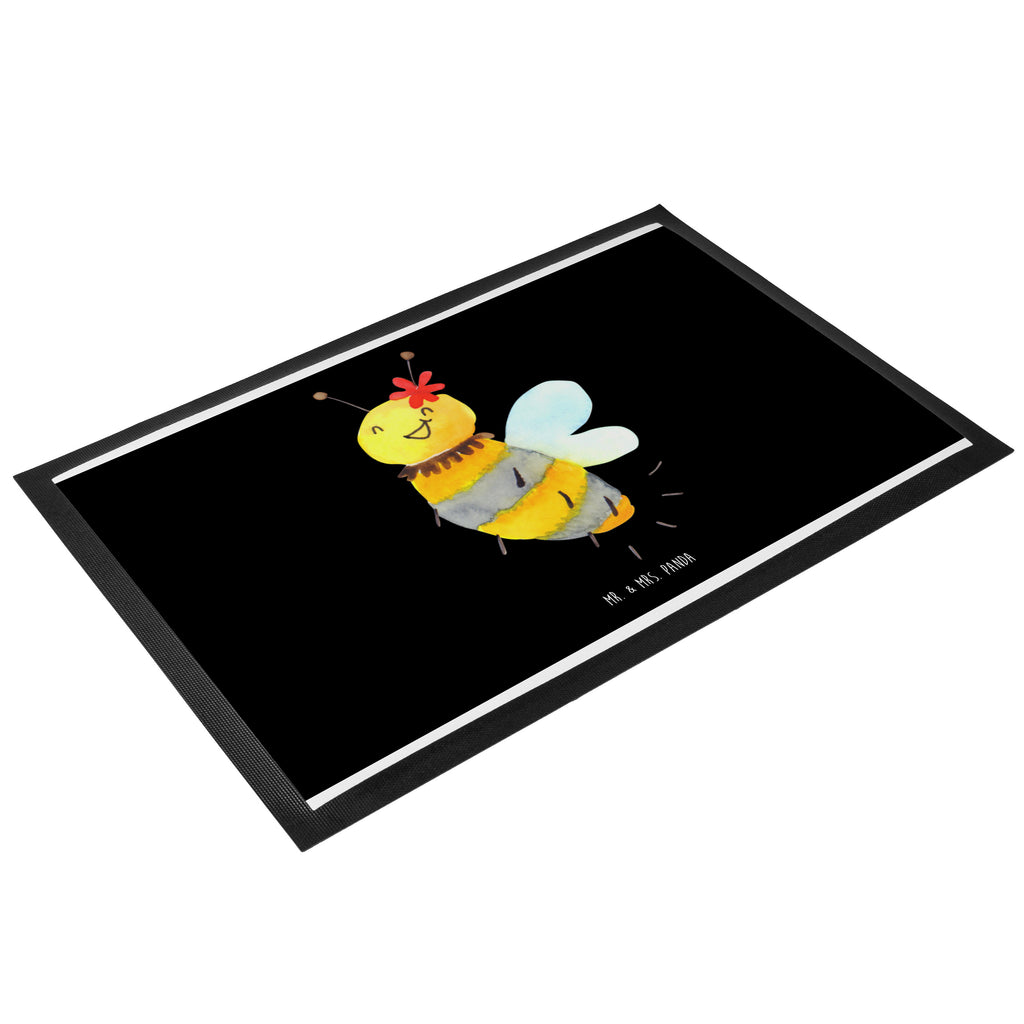 Fußmatte Biene Blume  Türvorleger, Schmutzmatte, Fußabtreter, Matte, Schmutzfänger, Fußabstreifer, Schmutzfangmatte, Türmatte, Motivfußmatte,  Haustürmatte, Vorleger  Biene, Wespe, Hummel