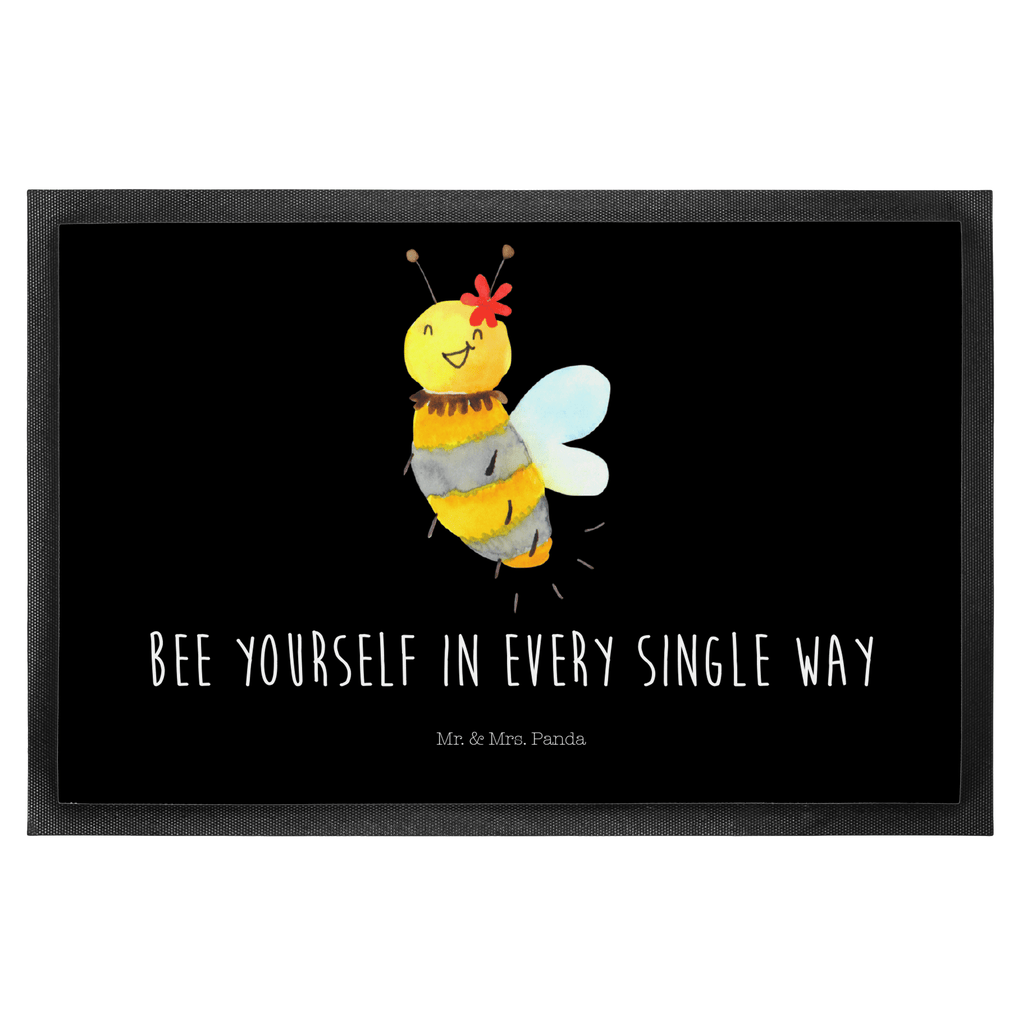 Fußmatte Biene Blume  Türvorleger, Schmutzmatte, Fußabtreter, Matte, Schmutzfänger, Fußabstreifer, Schmutzfangmatte, Türmatte, Motivfußmatte,  Haustürmatte, Vorleger  Biene, Wespe, Hummel