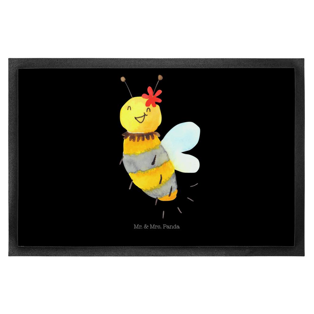 Fußmatte Biene Blume  Türvorleger, Schmutzmatte, Fußabtreter, Matte, Schmutzfänger, Fußabstreifer, Schmutzfangmatte, Türmatte, Motivfußmatte,  Haustürmatte, Vorleger  Biene, Wespe, Hummel