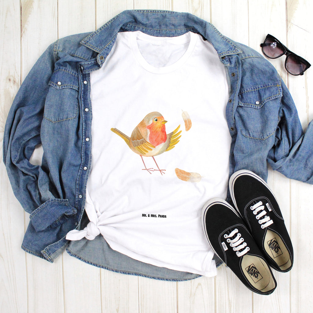 Größe M T-Shirt Rotkehlchen mit Federn T-Shirt, Shirt, Tshirt, Lustiges T-Shirt, T-Shirt mit Spruch, Party, Junggesellenabschied, Jubiläum, Geburstag, Herrn, Damen, Männer, Frauen, Schlafshirt, Nachthemd, Sprüche, Tiermotive, Gute Laune, lustige Sprüche, Tiere, What if i fall, Rotkehlchen, Spruch Motivation, Spruch Mut, Vogel, Motivation Sprüche, Motivationsbilder, fliegen