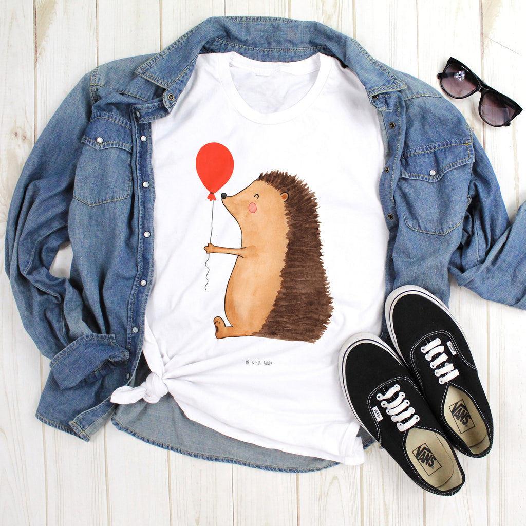 Größe S T-Shirt Igel mit Luftballon T-Shirt, Shirt, Tshirt, Lustiges T-Shirt, T-Shirt mit Spruch, Party, Junggesellenabschied, Jubiläum, Geburstag, Herrn, Damen, Männer, Frauen, Schlafshirt, Nachthemd, Sprüche, Tiermotive, Gute Laune, lustige Sprüche, Tiere, Igel, Geburtstag, Herzlichen Glückwunsch, Glückwunsch, Geburtstagskind, Ballon, Happy Birthday