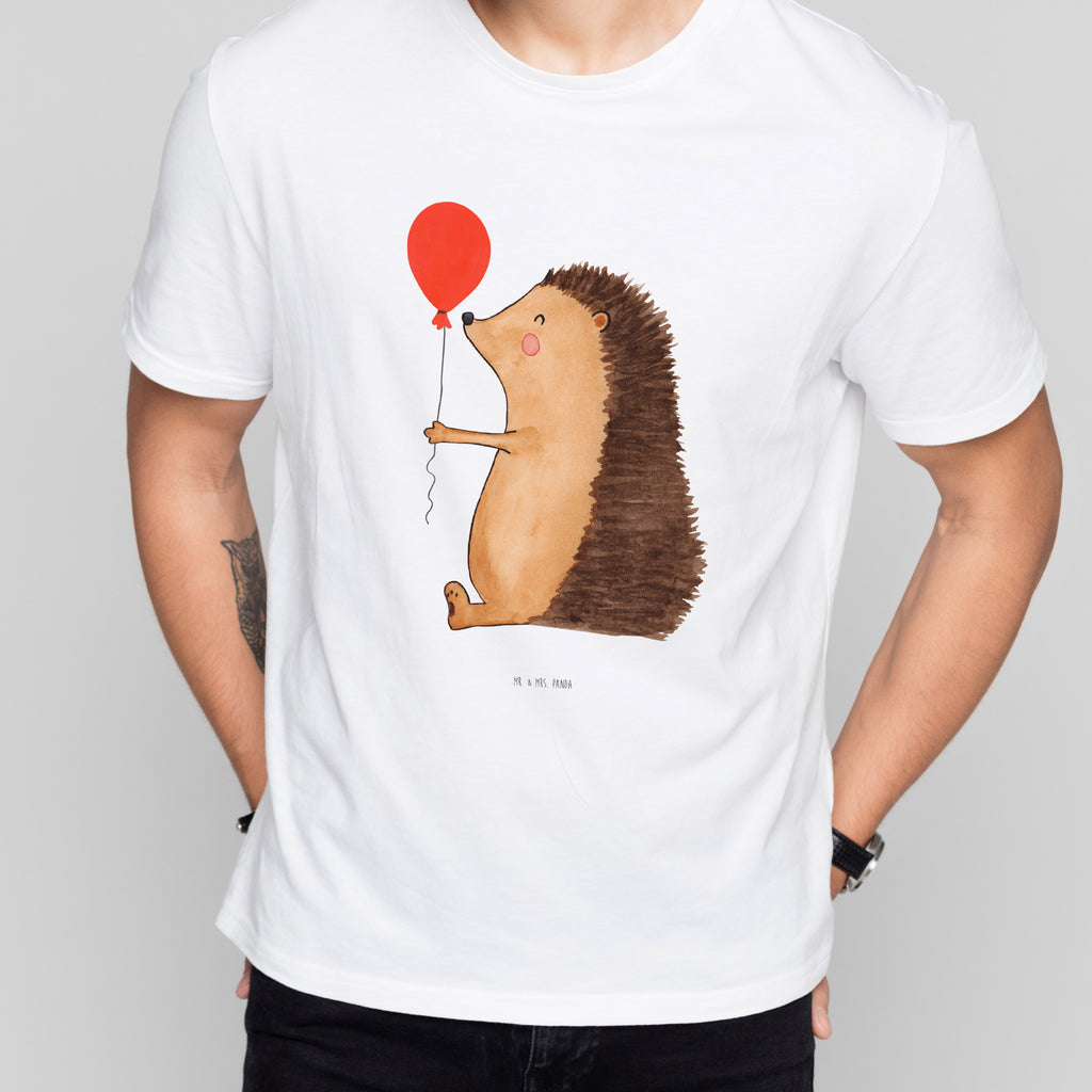 Größe S T-Shirt Igel mit Luftballon T-Shirt, Shirt, Tshirt, Lustiges T-Shirt, T-Shirt mit Spruch, Party, Junggesellenabschied, Jubiläum, Geburstag, Herrn, Damen, Männer, Frauen, Schlafshirt, Nachthemd, Sprüche, Tiermotive, Gute Laune, lustige Sprüche, Tiere, Igel, Geburtstag, Herzlichen Glückwunsch, Glückwunsch, Geburtstagskind, Ballon, Happy Birthday
