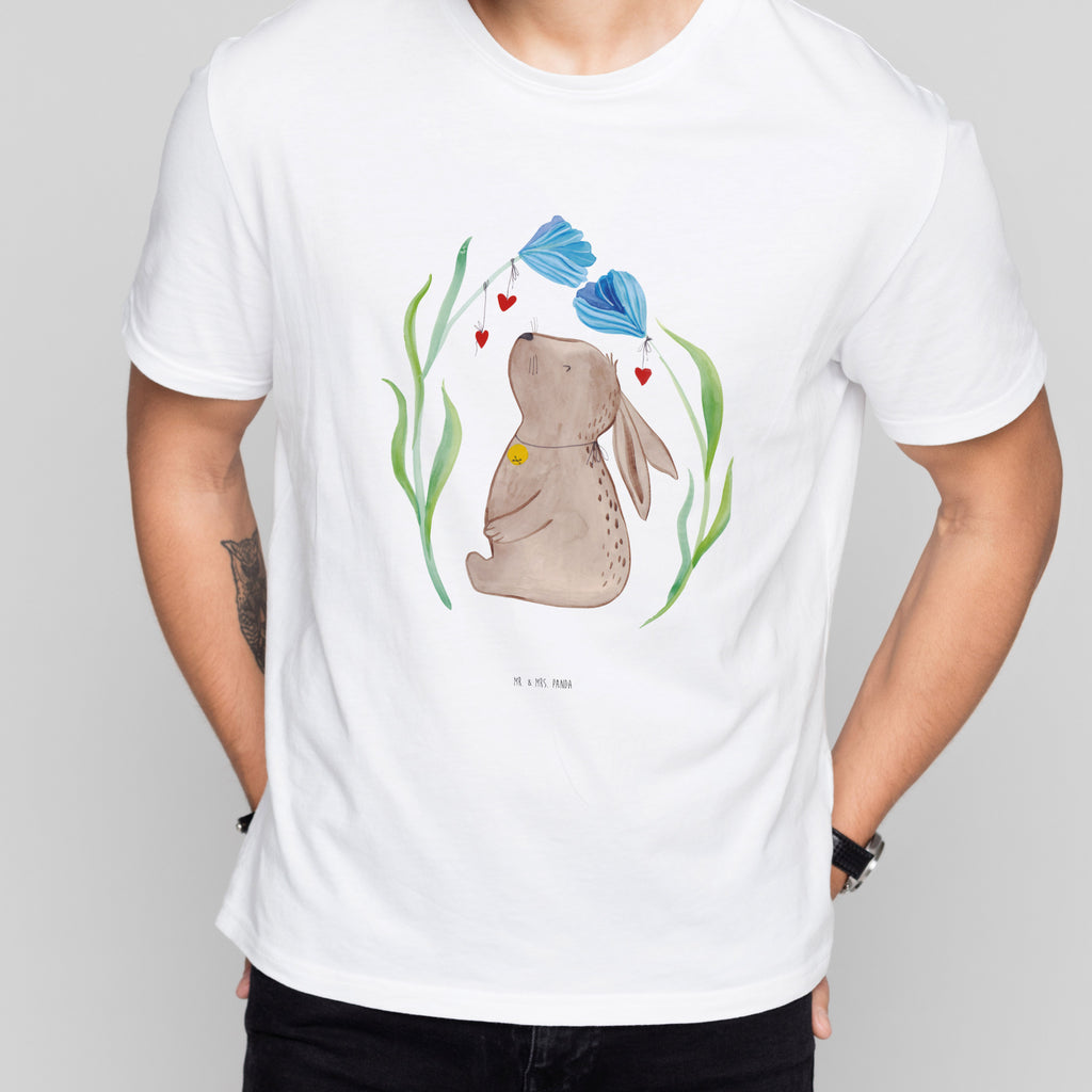 Größe S T-Shirt Hase Blume T-Shirt, Shirt, Tshirt, Lustiges T-Shirt, T-Shirt mit Spruch, Party, Junggesellenabschied, Jubiläum, Geburstag, Herrn, Damen, Männer, Frauen, Schlafshirt, Nachthemd, Sprüche, Ostern, Osterhase, Ostergeschenke, Osternest, Osterdeko, Geschenk zu Ostern, Hase, Kaninchen, Kind, Taufe, Taufgeschenk, Geburt, Schwangerschaft, erstes Kind, Kindergeburtstag, Geburtstag, Hoffnung, Träume