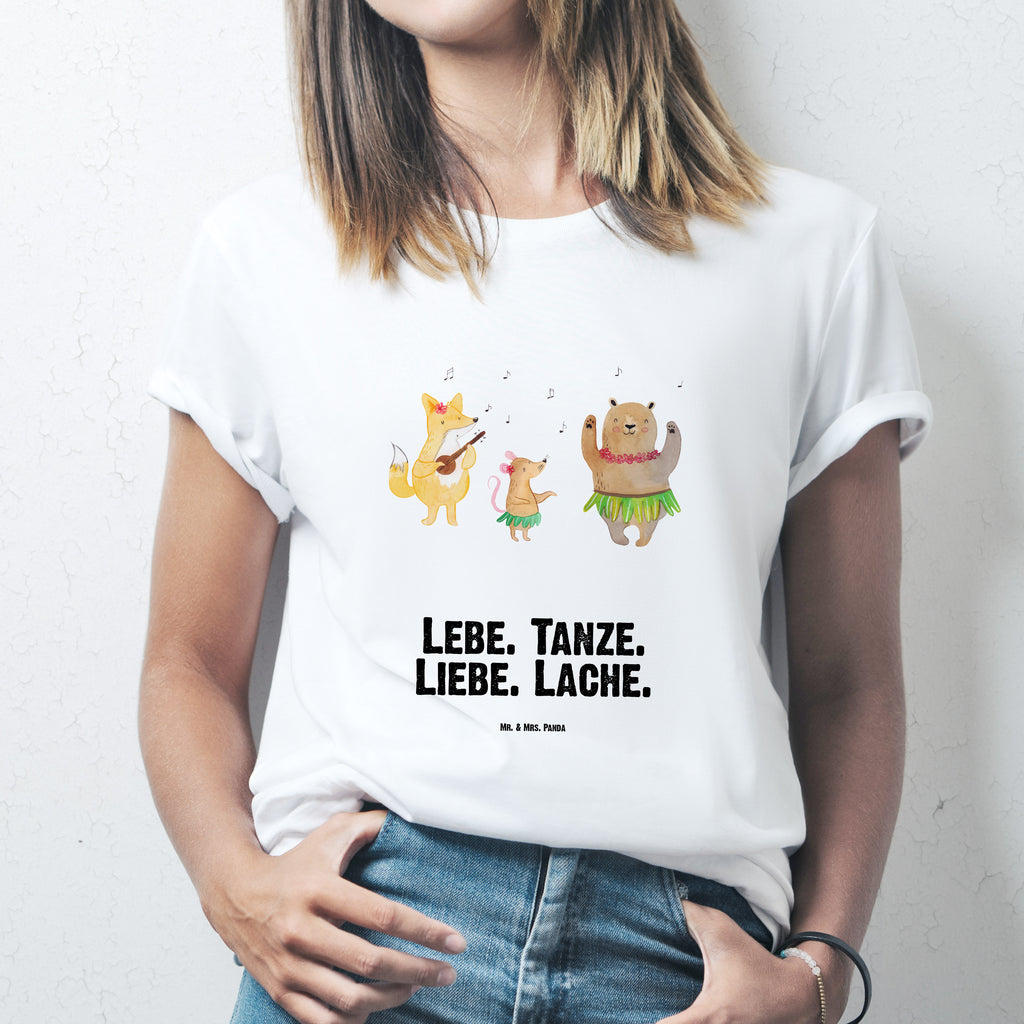 Größe S T-Shirt Waldtiere Aloha T-Shirt, Shirt, Tshirt, Lustiges T-Shirt, T-Shirt mit Spruch, Party, Junggesellenabschied, Jubiläum, Geburstag, Herrn, Damen, Männer, Frauen, Schlafshirt, Nachthemd, Sprüche, Tiermotive, Gute Laune, lustige Sprüche, Tiere, Wald, Waldtiere, Musik, Aloha, Bär, Hase, Igel, Tanzen, Leben, Lachen