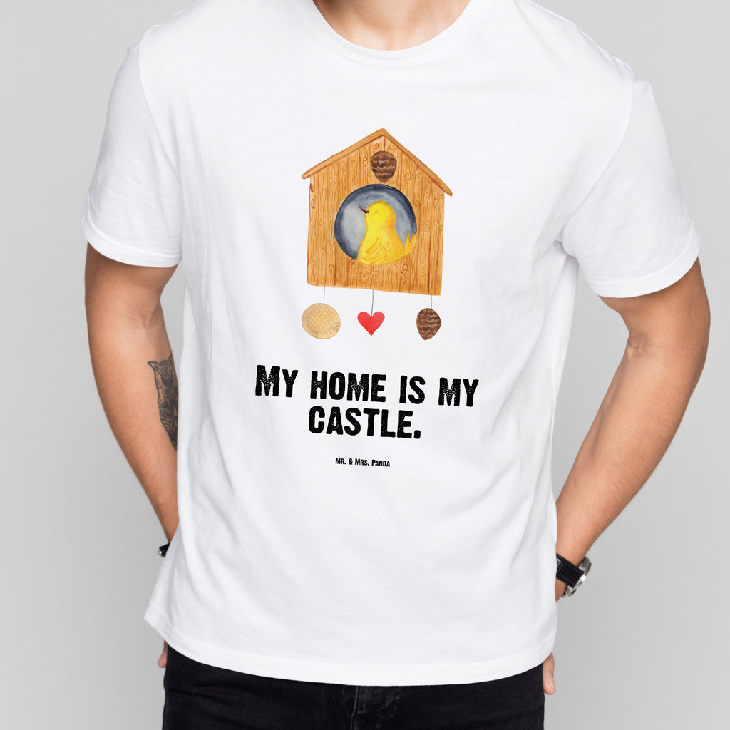 Größe XL T-Shirt Vogelhaus T-Shirt, Shirt, Tshirt, Lustiges T-Shirt, T-Shirt mit Spruch, Party, Junggesellenabschied, Jubiläum, Geburstag, Herrn, Damen, Männer, Frauen, Schlafshirt, Nachthemd, Sprüche, Tiermotive, Gute Laune, lustige Sprüche, Tiere, Vogel, Vögel, Vogelhaus, Vogelhäuschen, Home sweet home, Zuhause, Nest, Eigenheim, Familie, Wohnung, Haus, unser Haus, Lieblingsort, Castle
