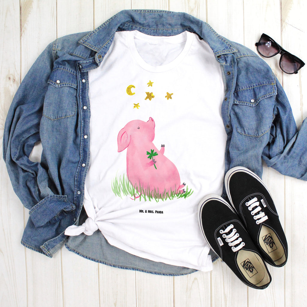 Größe XL T-Shirt Glücksschwein T-Shirt, Shirt, Tshirt, Lustiges T-Shirt, T-Shirt mit Spruch, Party, Junggesellenabschied, Jubiläum, Geburstag, Herrn, Damen, Männer, Frauen, Schlafshirt, Nachthemd, Sprüche, Tiermotive, Gute Laune, lustige Sprüche, Tiere, Glücksschwein. Glück, Schwein, Schweinchen, Sterne, Sernchen, Ziele, Träume, Motivation, Glücksbringer