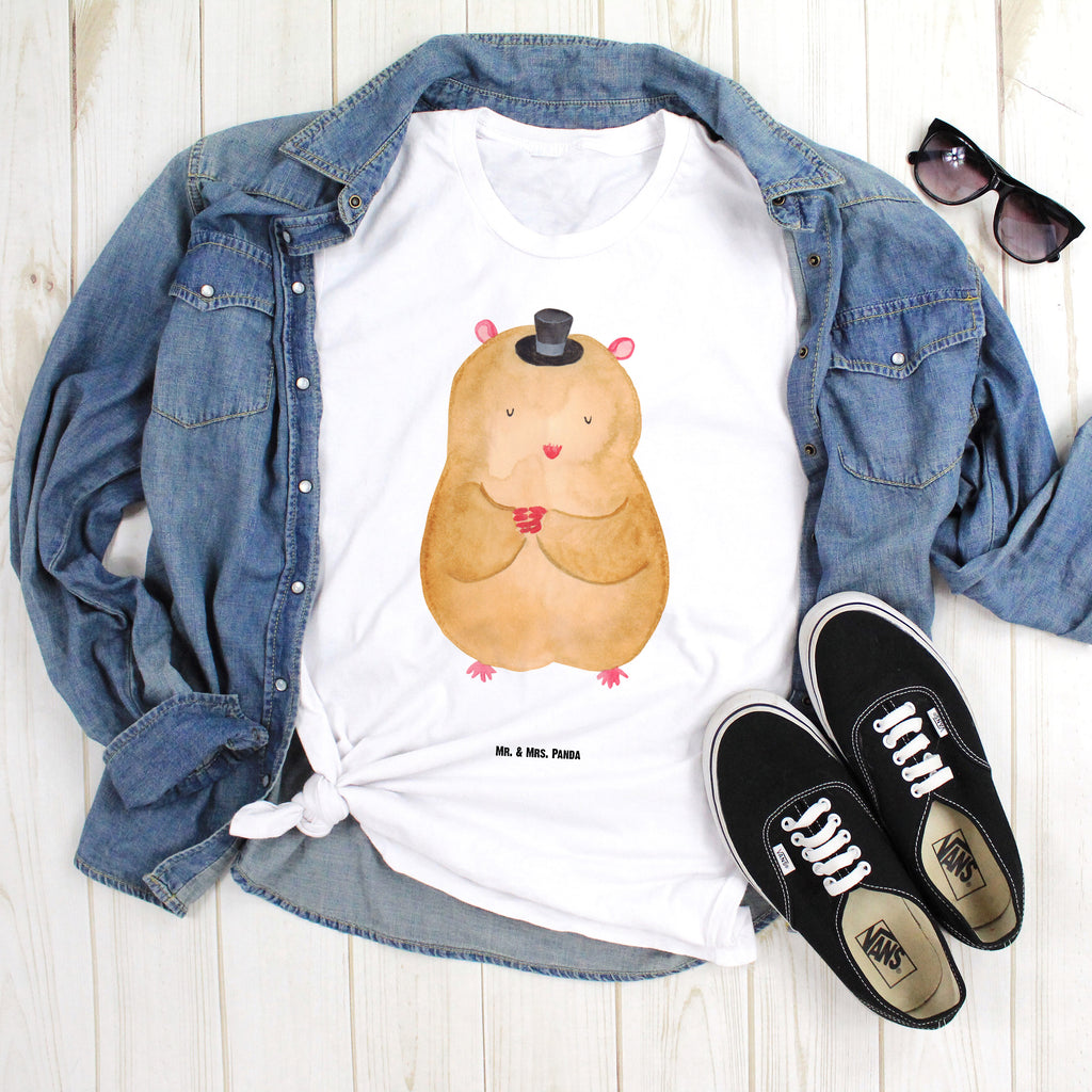 Größe XL T-Shirt Hamster mit Hut T-Shirt, Shirt, Tshirt, Lustiges T-Shirt, T-Shirt mit Spruch, Party, Junggesellenabschied, Jubiläum, Geburstag, Herrn, Damen, Männer, Frauen, Schlafshirt, Nachthemd, Sprüche, Tiermotive, Gute Laune, lustige Sprüche, Tiere, Hamster, Hut, Magier, Zylinder, Zwerghamster, Zauberer, Houdini