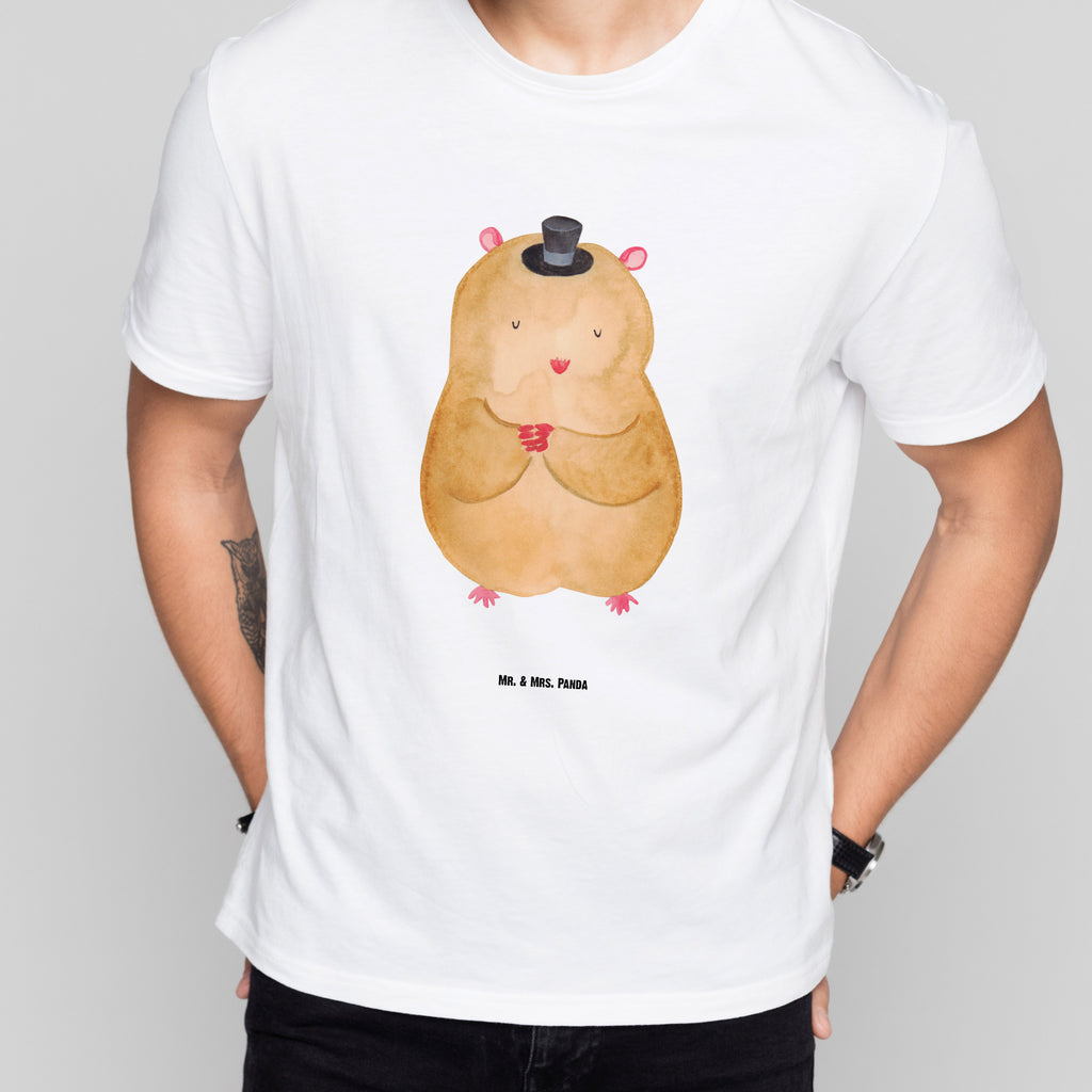 Größe XL T-Shirt Hamster mit Hut T-Shirt, Shirt, Tshirt, Lustiges T-Shirt, T-Shirt mit Spruch, Party, Junggesellenabschied, Jubiläum, Geburstag, Herrn, Damen, Männer, Frauen, Schlafshirt, Nachthemd, Sprüche, Tiermotive, Gute Laune, lustige Sprüche, Tiere, Hamster, Hut, Magier, Zylinder, Zwerghamster, Zauberer, Houdini