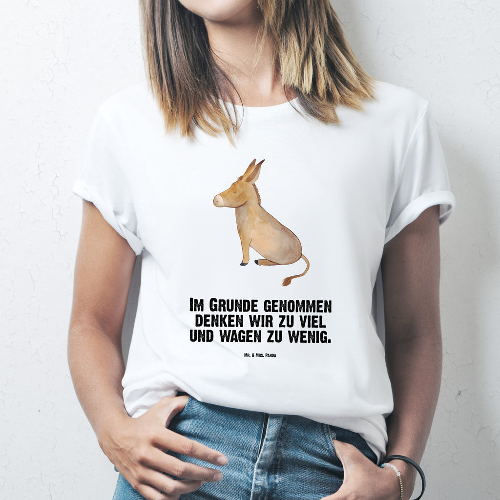 Größe L T-Shirt Esel T-Shirt, Shirt, Tshirt, Lustiges T-Shirt, T-Shirt mit Spruch, Party, Junggesellenabschied, Jubiläum, Geburstag, Herrn, Damen, Männer, Frauen, Schlafshirt, Nachthemd, Sprüche, Tiermotive, Gute Laune, lustige Sprüche, Tiere, Esel, Weisheit, Lebensmut, Lebensglück, Ziel, Lebensziel, Mut, erfolg, tapferkeit, positive gedanken, zuversicht