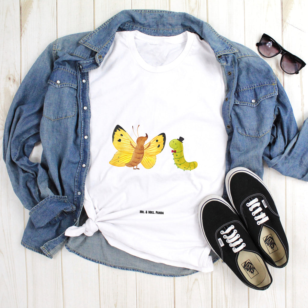 Größe L T-Shirt Raupe & Schmetterling T-Shirt, Shirt, Tshirt, Lustiges T-Shirt, T-Shirt mit Spruch, Party, Junggesellenabschied, Jubiläum, Geburstag, Herrn, Damen, Männer, Frauen, Schlafshirt, Nachthemd, Sprüche, Tiermotive, Gute Laune, lustige Sprüche, Tiere, Raupe, Schmetterling, Zitronenfalter, Entwicklung, Erwachsen werden, Kokon, Hut, Hütchen, Schönheit, Aufwachsen