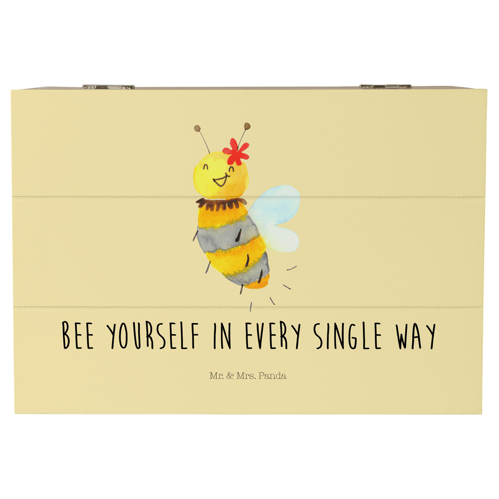 Holzkiste Biene Blume Holzkiste, Kiste, Schatzkiste, Truhe, Schatulle, XXL, Erinnerungsbox, Erinnerungskiste, Dekokiste, Aufbewahrungsbox, Biene, Wespe, Hummel