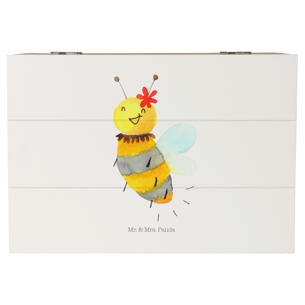 Holzkiste Biene Blume Holzkiste, Kiste, Schatzkiste, Truhe, Schatulle, XXL, Erinnerungsbox, Erinnerungskiste, Dekokiste, Aufbewahrungsbox, Biene, Wespe, Hummel
