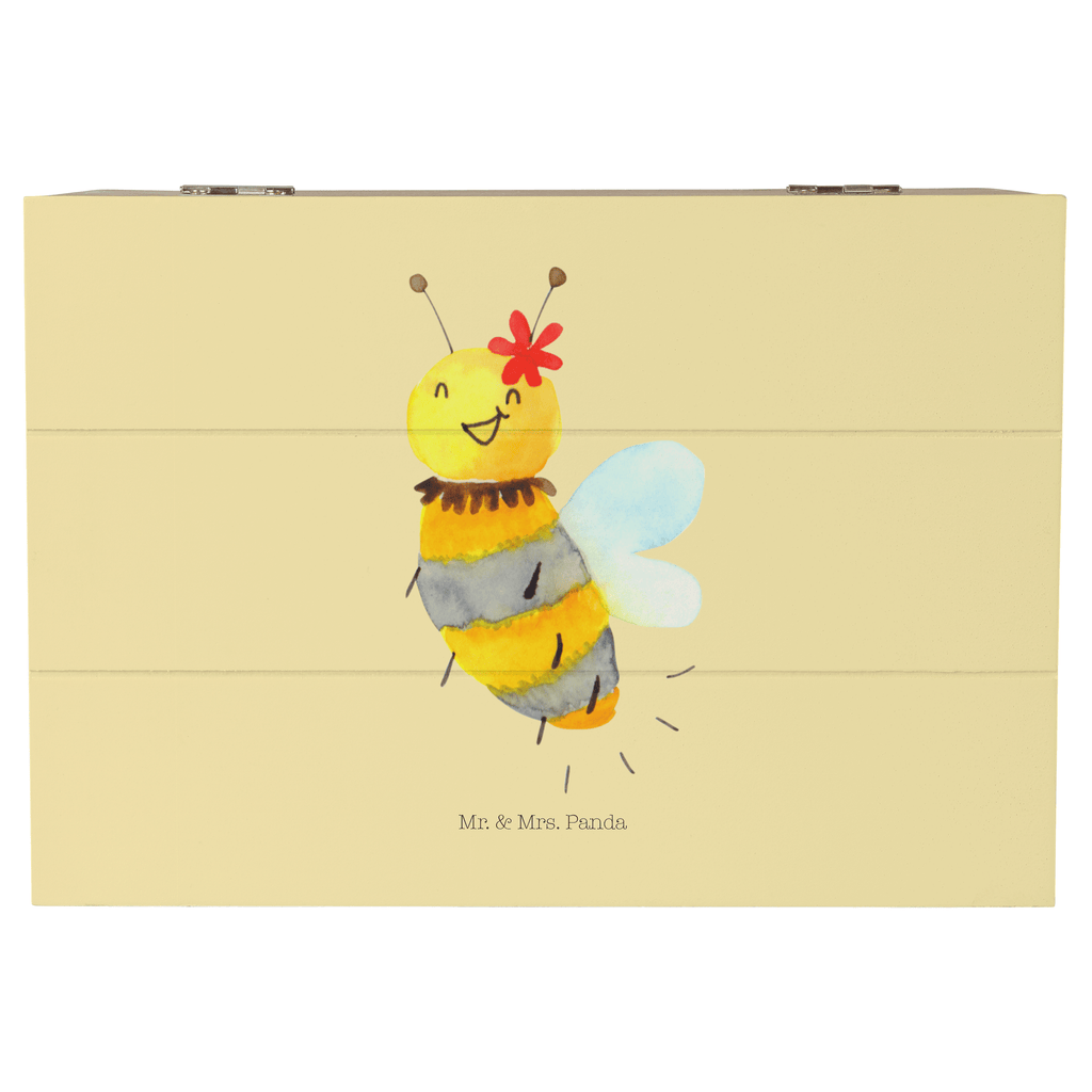 Holzkiste Biene Blume Holzkiste, Kiste, Schatzkiste, Truhe, Schatulle, XXL, Erinnerungsbox, Erinnerungskiste, Dekokiste, Aufbewahrungsbox, Biene, Wespe, Hummel