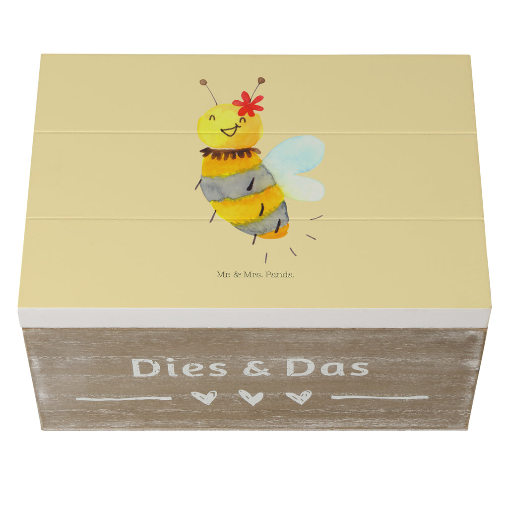 Holzkiste Biene Blume Holzkiste, Kiste, Schatzkiste, Truhe, Schatulle, XXL, Erinnerungsbox, Erinnerungskiste, Dekokiste, Aufbewahrungsbox, Biene, Wespe, Hummel