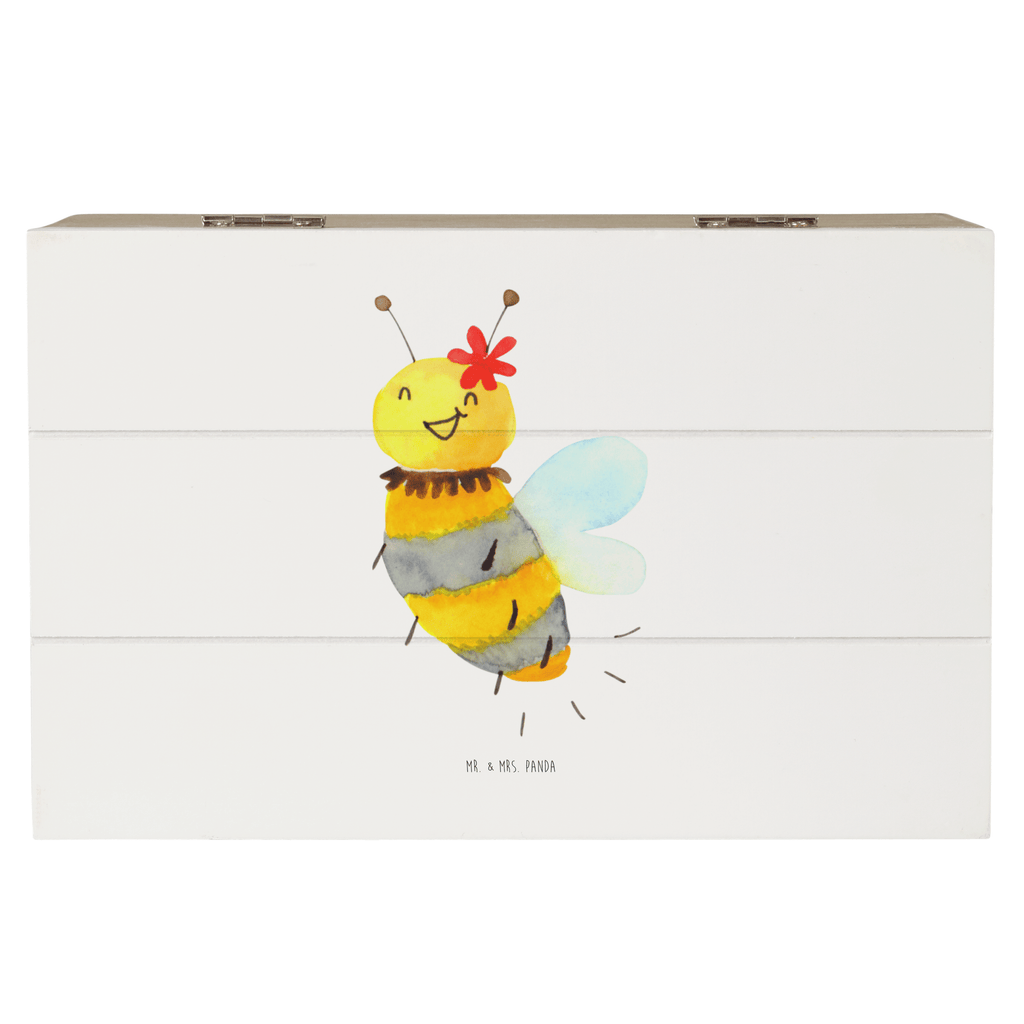 Holzkiste Biene Blume Holzkiste, Kiste, Schatzkiste, Truhe, Schatulle, XXL, Erinnerungsbox, Erinnerungskiste, Dekokiste, Aufbewahrungsbox, Biene, Wespe, Hummel