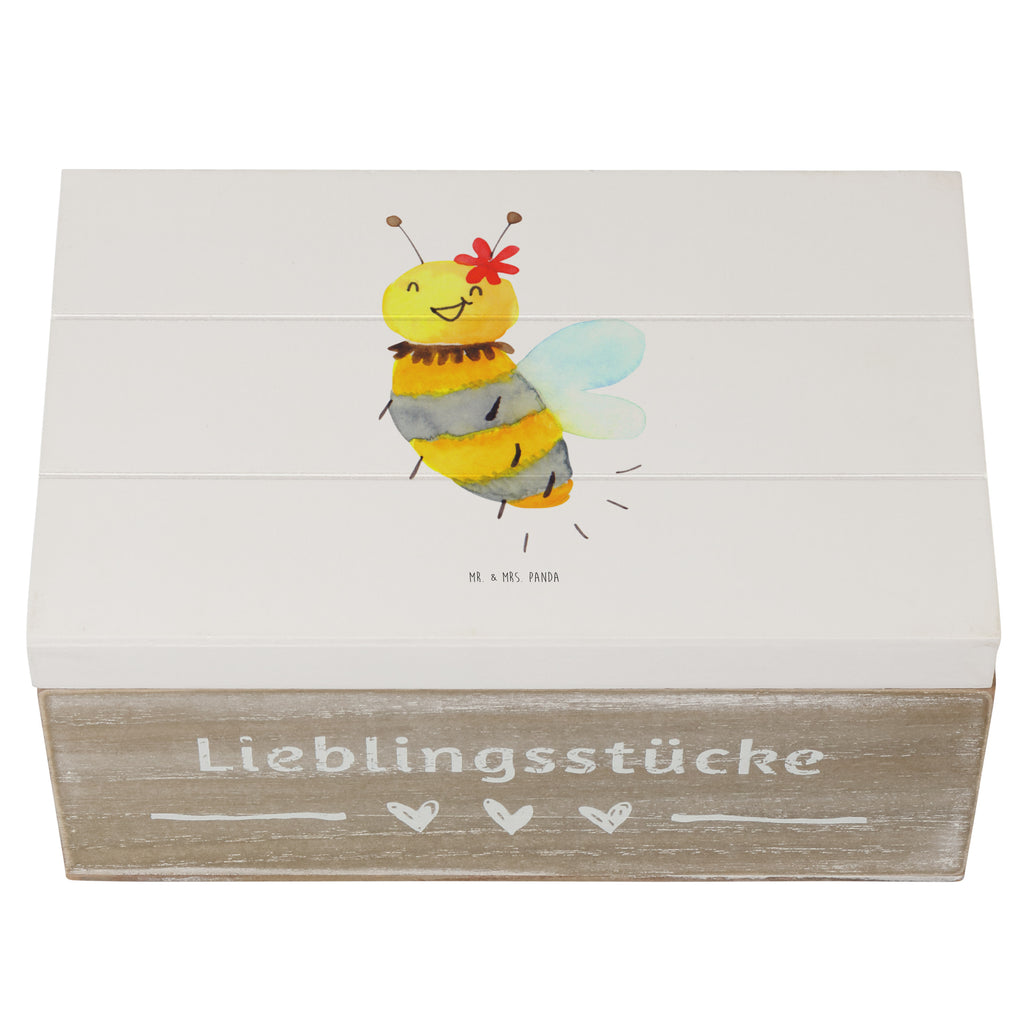 Holzkiste Biene Blume Holzkiste, Kiste, Schatzkiste, Truhe, Schatulle, XXL, Erinnerungsbox, Erinnerungskiste, Dekokiste, Aufbewahrungsbox, Biene, Wespe, Hummel