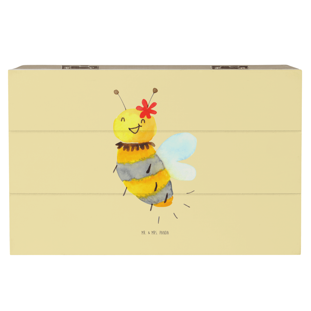 Holzkiste Biene Blume Holzkiste, Kiste, Schatzkiste, Truhe, Schatulle, XXL, Erinnerungsbox, Erinnerungskiste, Dekokiste, Aufbewahrungsbox, Biene, Wespe, Hummel