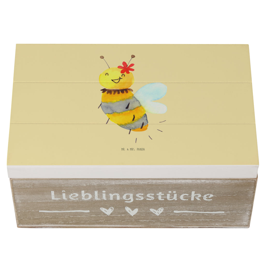 Holzkiste Biene Blume Holzkiste, Kiste, Schatzkiste, Truhe, Schatulle, XXL, Erinnerungsbox, Erinnerungskiste, Dekokiste, Aufbewahrungsbox, Biene, Wespe, Hummel