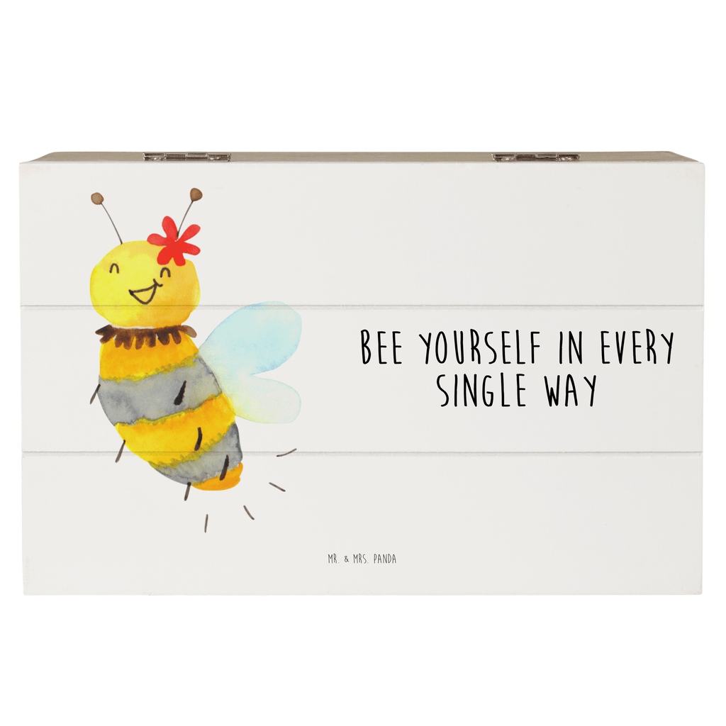 Holzkiste Biene Blume Holzkiste, Kiste, Schatzkiste, Truhe, Schatulle, XXL, Erinnerungsbox, Erinnerungskiste, Dekokiste, Aufbewahrungsbox, Biene, Wespe, Hummel