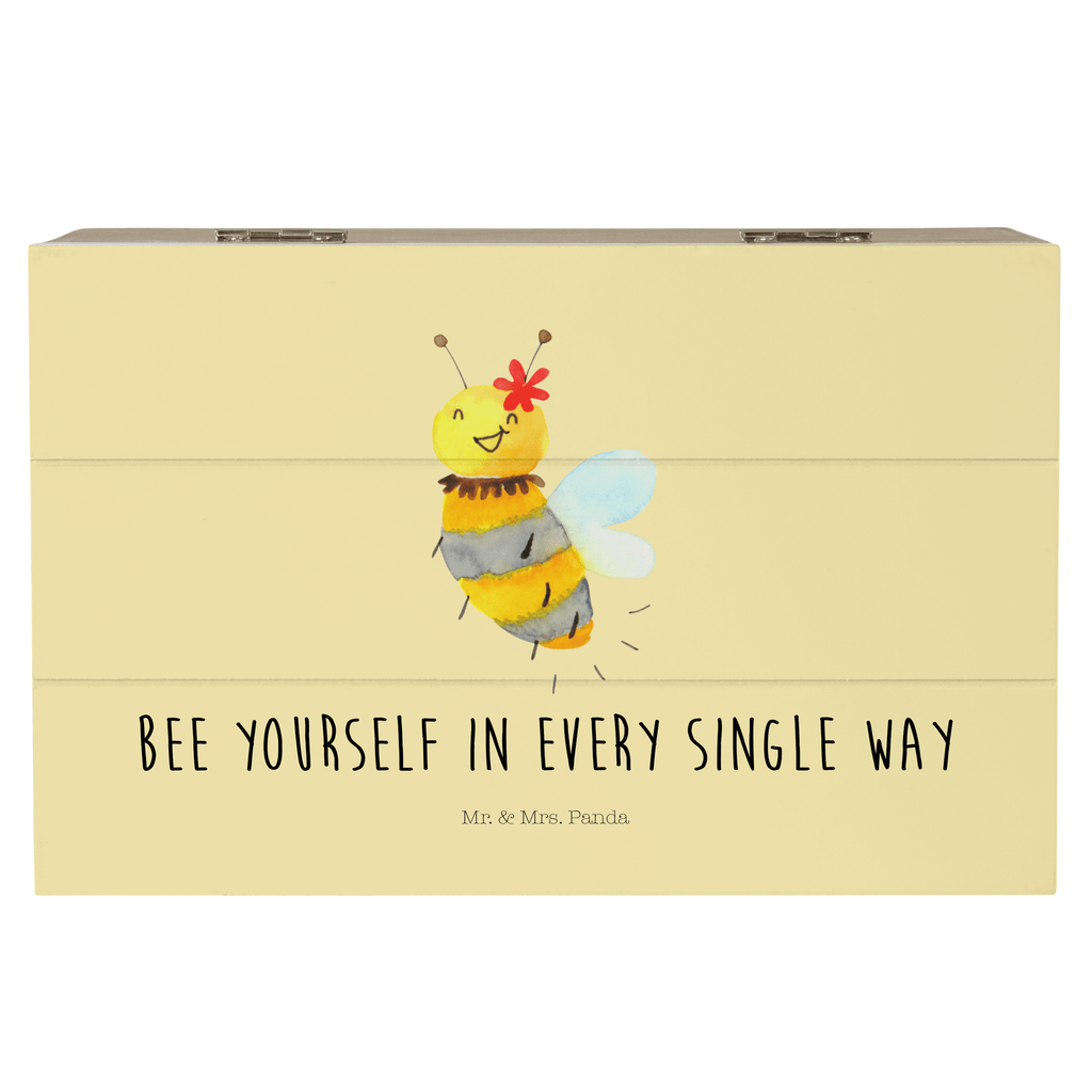 Holzkiste Biene Blume Holzkiste, Kiste, Schatzkiste, Truhe, Schatulle, XXL, Erinnerungsbox, Erinnerungskiste, Dekokiste, Aufbewahrungsbox, Biene, Wespe, Hummel