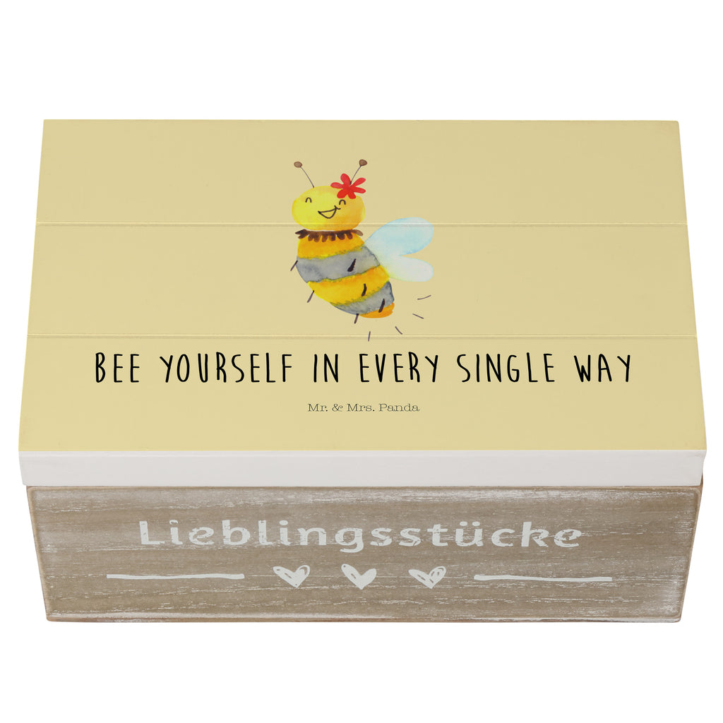 Holzkiste Biene Blume Holzkiste, Kiste, Schatzkiste, Truhe, Schatulle, XXL, Erinnerungsbox, Erinnerungskiste, Dekokiste, Aufbewahrungsbox, Biene, Wespe, Hummel