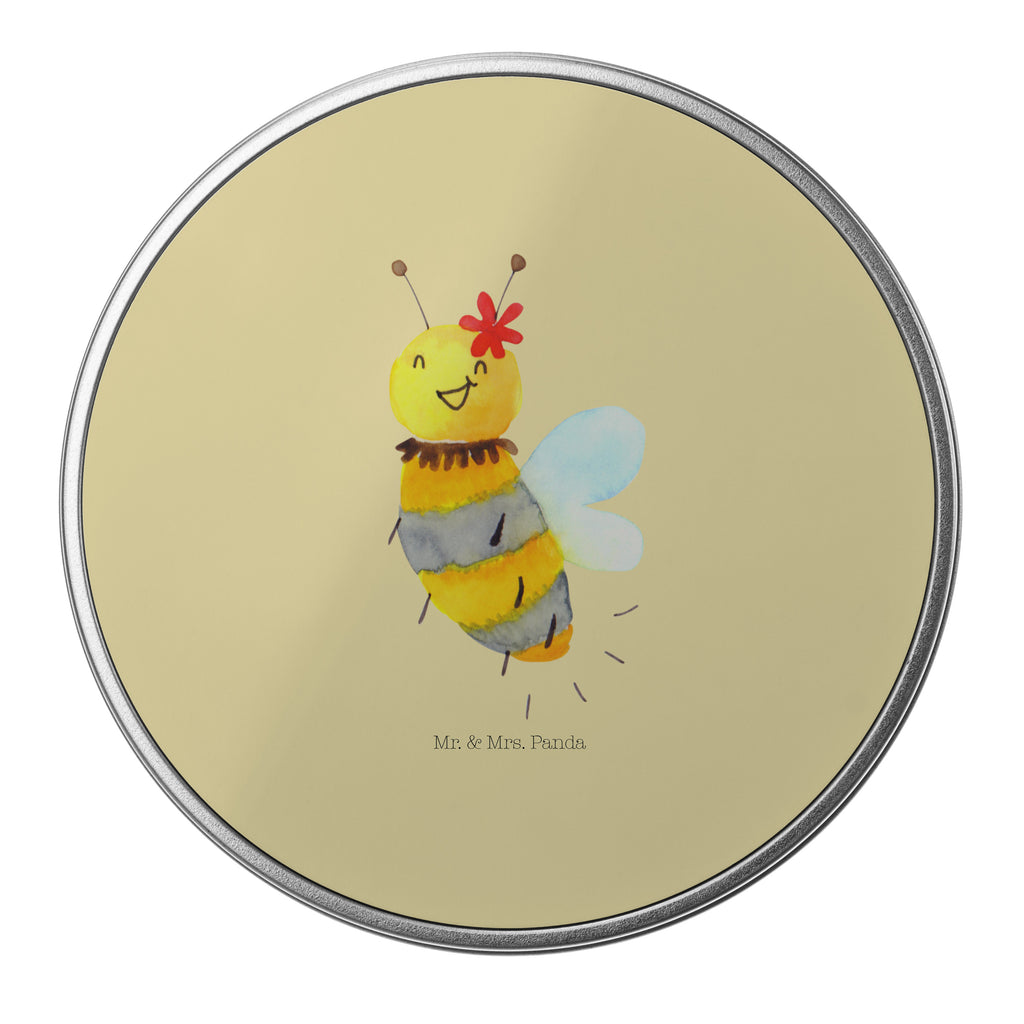 Blechdose rund Biene Blume Metalldose, Keksdose, Dose, Vorratsdose, Geschenkbox, Biene, Wespe, Hummel