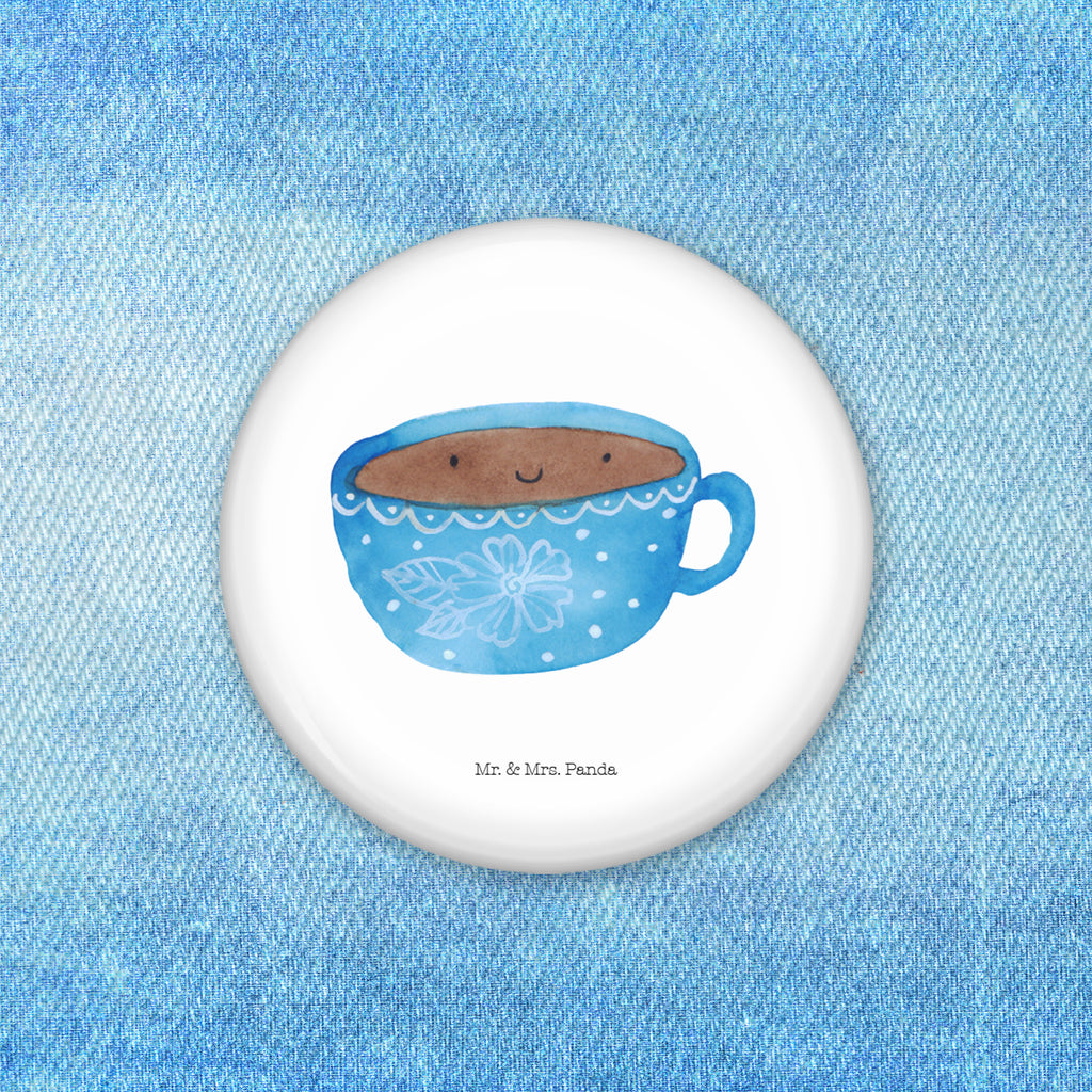 50mm Button Kaffee Tasse 50mm Button, Button, Pin, Anstecknadel, süße Tiermotive, gute Laune, lustige Sprüche, Tiere, Kaffee, Tasse, Liebe, Geschmack, Genuss, Glücklich