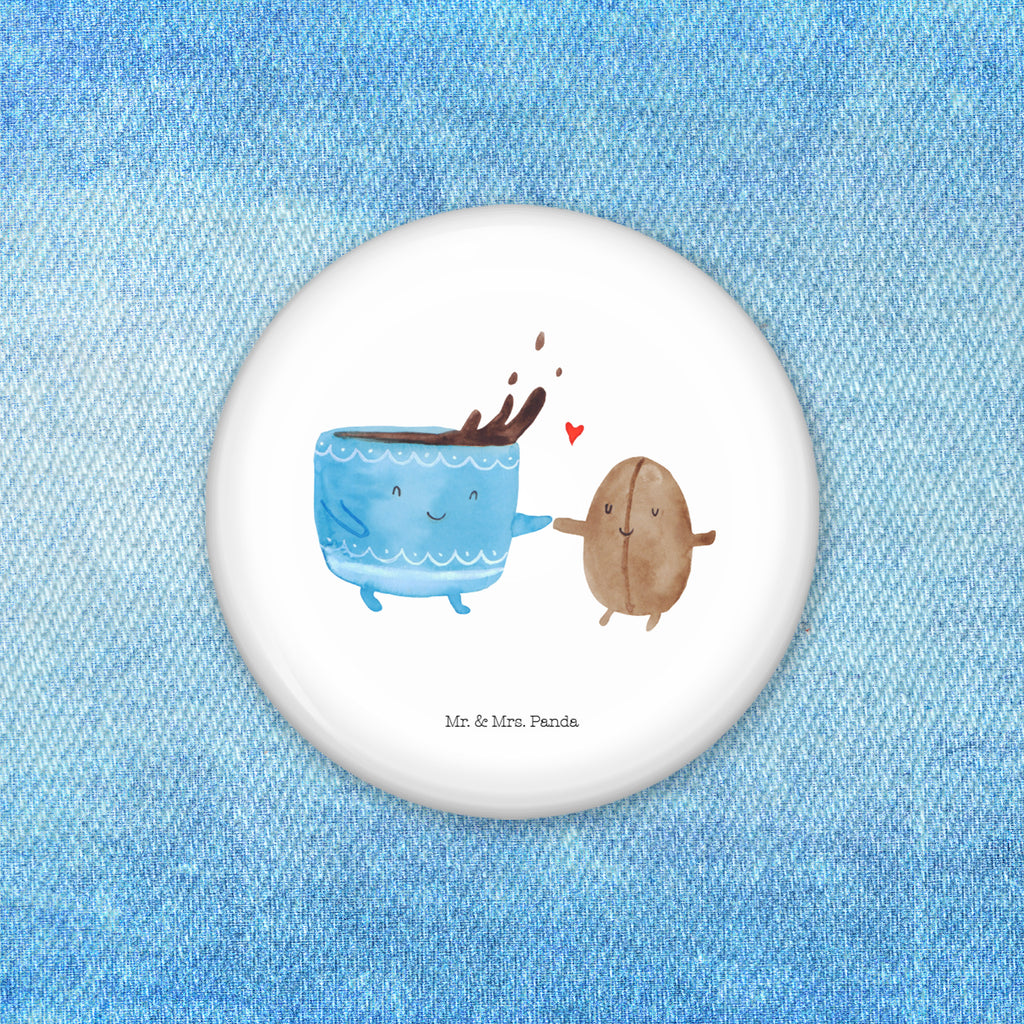 50mm Button Kaffee Bohne 50mm Button, Button, Pin, Anstecknadel, Tiermotive, Gute Laune, lustige Sprüche, Tiere, Kaffee, Kaffeebohne, Genuss, Zufriedenheit, Glück