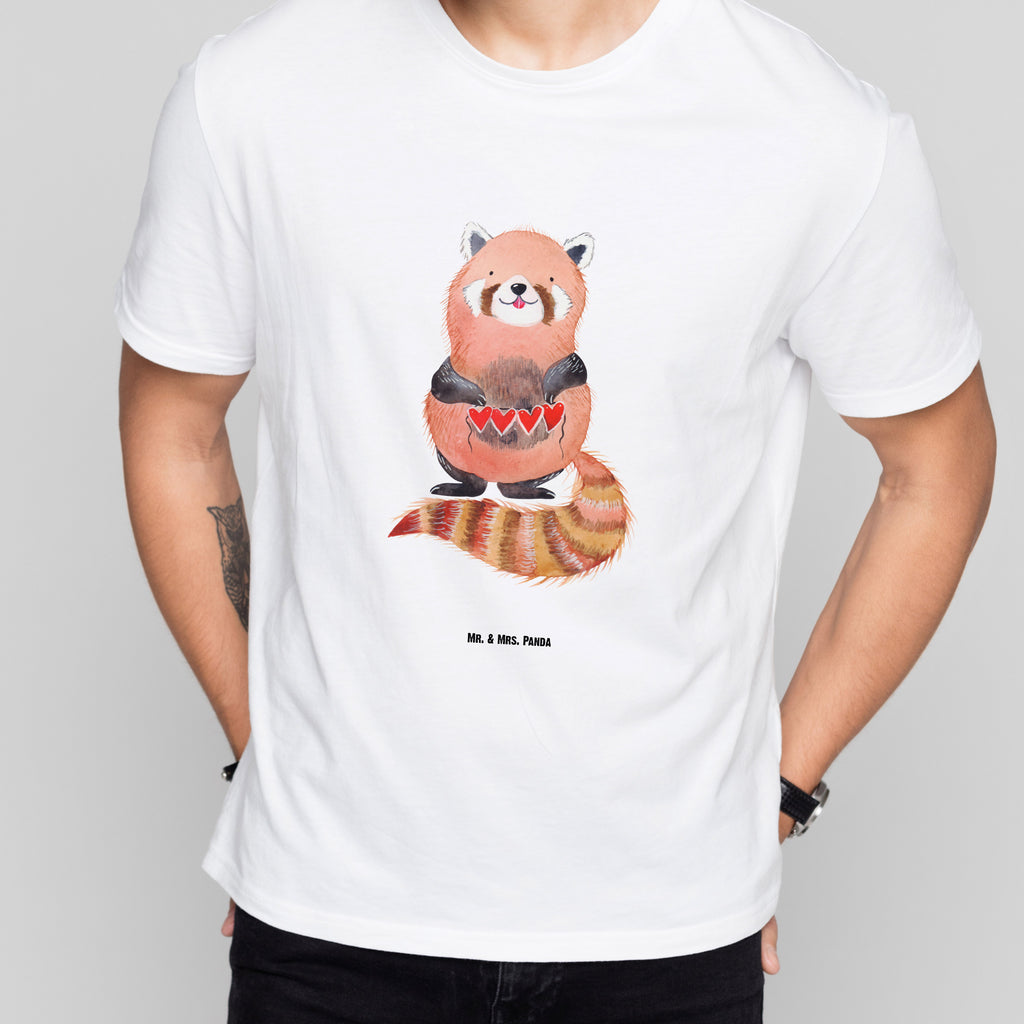 Größe L T-Shirt Roter Panda T-Shirt, Shirt, Tshirt, Lustiges T-Shirt, T-Shirt mit Spruch, Party, Junggesellenabschied, Jubiläum, Geburstag, Herrn, Damen, Männer, Frauen, Schlafshirt, Nachthemd, Sprüche, Tiermotive, Gute Laune, lustige Sprüche, Tiere, Panda, Liebe, Rot, Herz, Liebling, Lieblingsmensch