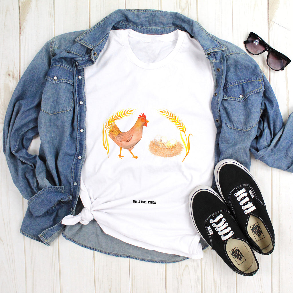 Größe S T-Shirt Huhn stolz T-Shirt, Shirt, Tshirt, Lustiges T-Shirt, T-Shirt mit Spruch, Party, Junggesellenabschied, Jubiläum, Geburstag, Herrn, Damen, Männer, Frauen, Schlafshirt, Nachthemd, Sprüche, Bauernhof, Hoftiere, Landwirt, Landwirtin, Hahn, Henne, Hühner, Eier, Hof, Landleben, Motivation, Geburt, Magie, Spruch, Schwangerschaft