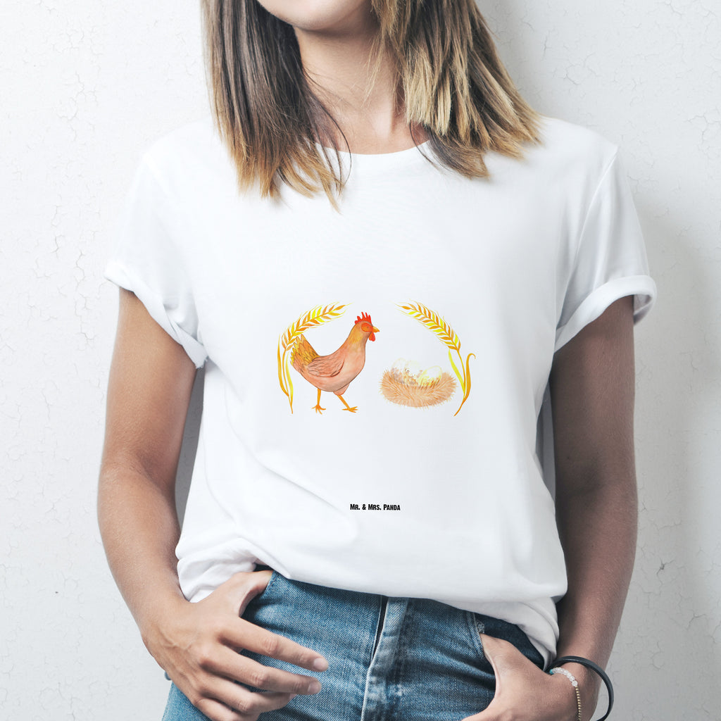 Größe S T-Shirt Huhn stolz T-Shirt, Shirt, Tshirt, Lustiges T-Shirt, T-Shirt mit Spruch, Party, Junggesellenabschied, Jubiläum, Geburstag, Herrn, Damen, Männer, Frauen, Schlafshirt, Nachthemd, Sprüche, Bauernhof, Hoftiere, Landwirt, Landwirtin, Hahn, Henne, Hühner, Eier, Hof, Landleben, Motivation, Geburt, Magie, Spruch, Schwangerschaft