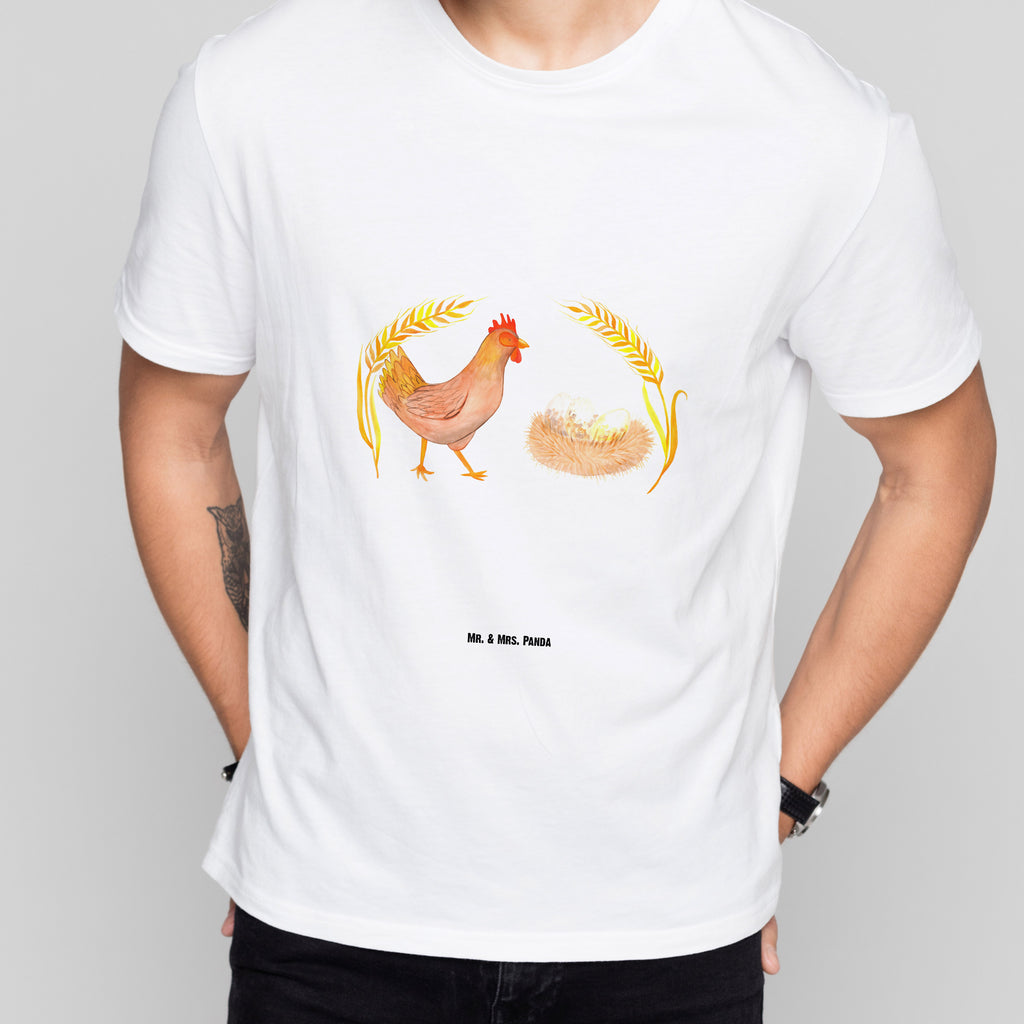 Größe S T-Shirt Huhn stolz T-Shirt, Shirt, Tshirt, Lustiges T-Shirt, T-Shirt mit Spruch, Party, Junggesellenabschied, Jubiläum, Geburstag, Herrn, Damen, Männer, Frauen, Schlafshirt, Nachthemd, Sprüche, Bauernhof, Hoftiere, Landwirt, Landwirtin, Hahn, Henne, Hühner, Eier, Hof, Landleben, Motivation, Geburt, Magie, Spruch, Schwangerschaft