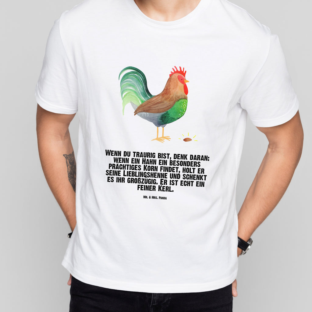 Größe L T-Shirt Hahn mit Korn T-Shirt, Shirt, Tshirt, Lustiges T-Shirt, T-Shirt mit Spruch, Party, Junggesellenabschied, Jubiläum, Geburstag, Herrn, Damen, Männer, Frauen, Schlafshirt, Nachthemd, Sprüche, Bauernhof, Hoftiere, Landwirt, Landwirtin, Hahn, Korn, Henne, Eier, Natur