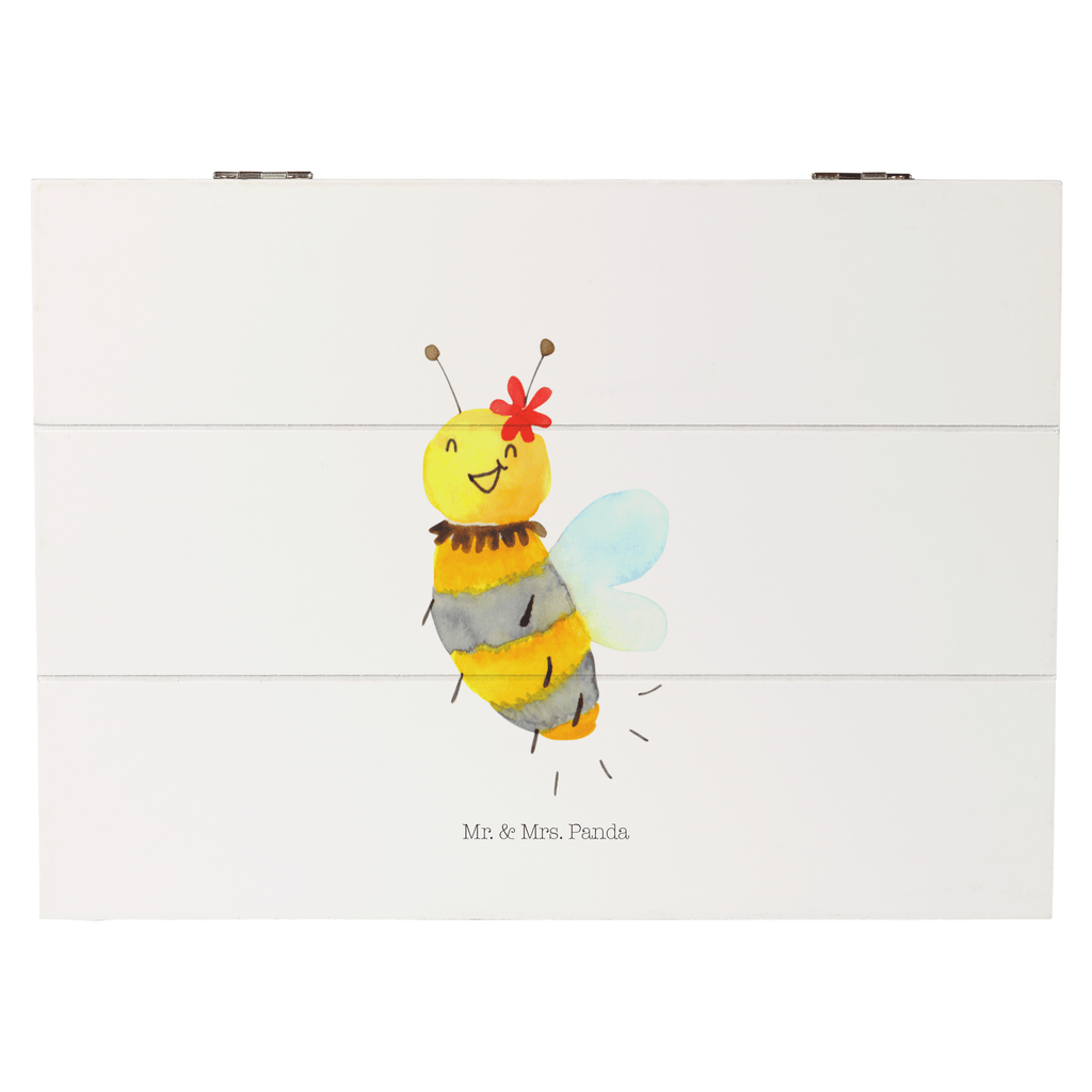 Holzkiste Biene Blume Holzkiste, Kiste, Schatzkiste, Truhe, Schatulle, XXL, Erinnerungsbox, Erinnerungskiste, Dekokiste, Aufbewahrungsbox, Biene, Wespe, Hummel